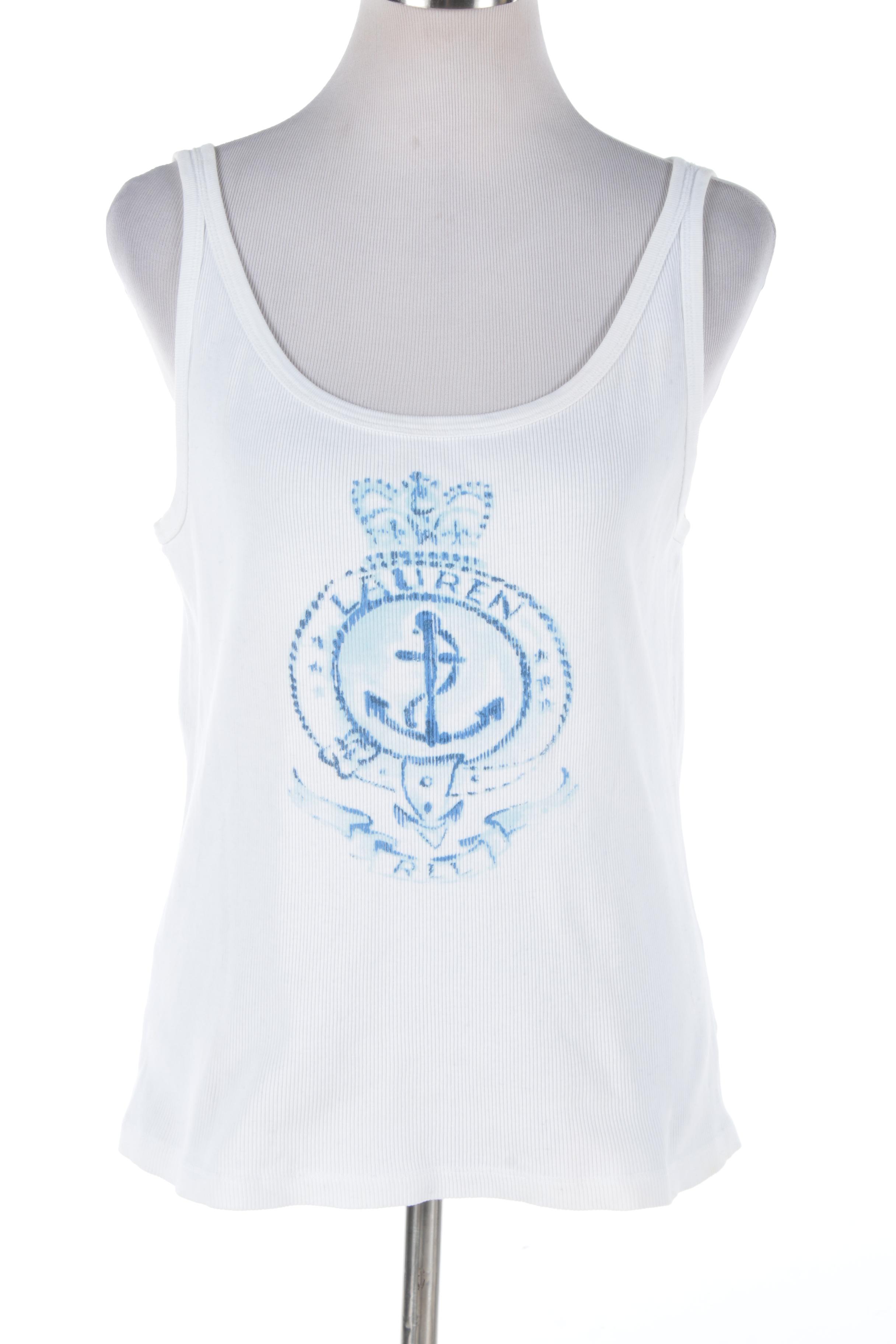 Women's Lauren Ralph Lauren Tank and Tory Burch Navy Zip-Up Sweater