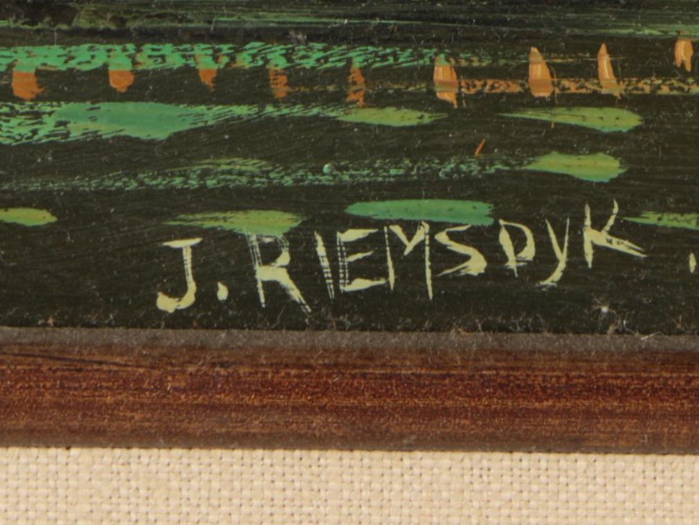 J. Riemsdyk Oil Painting "Dutch Outing"