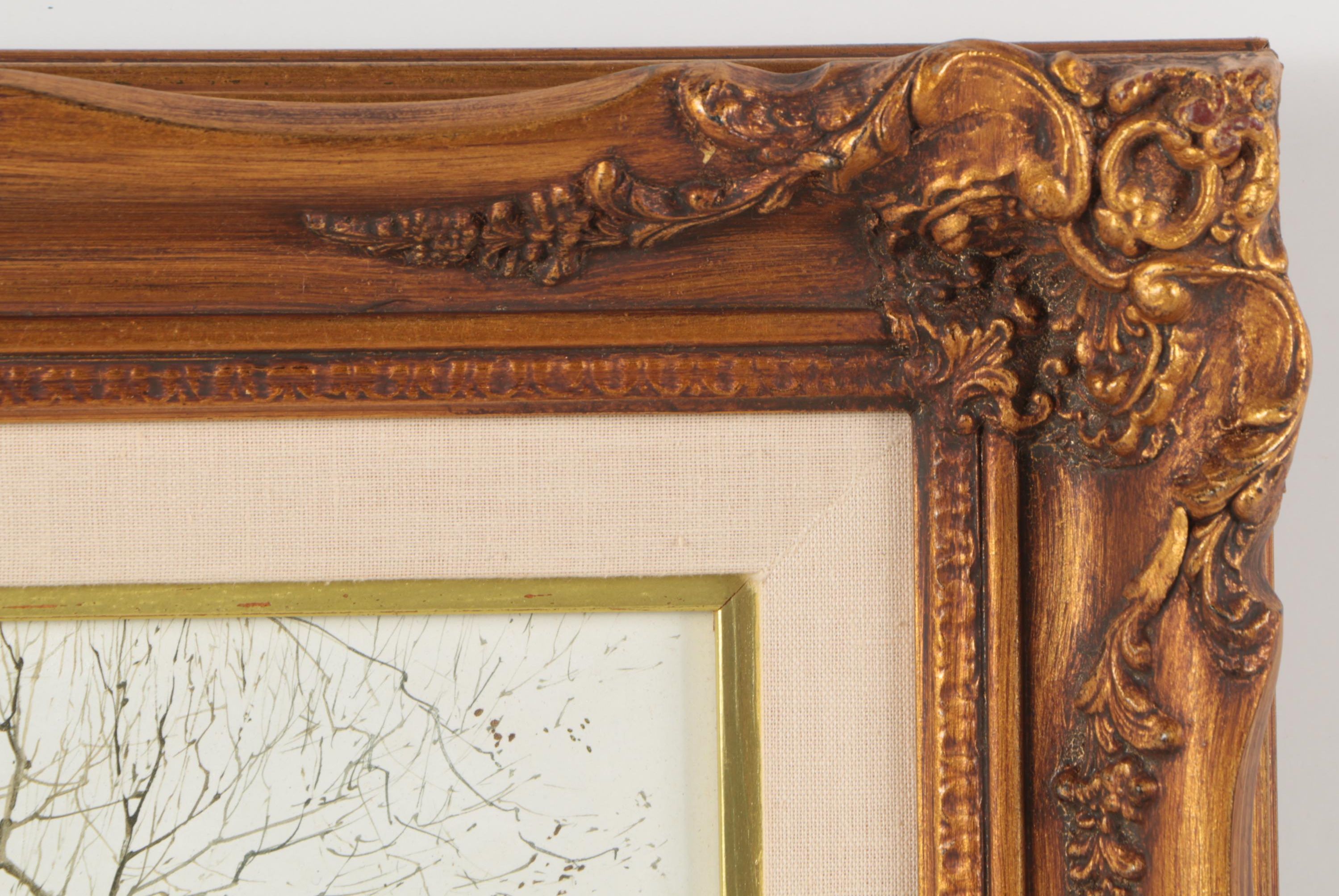 Sandi Lebron Oil Painting of a European Street