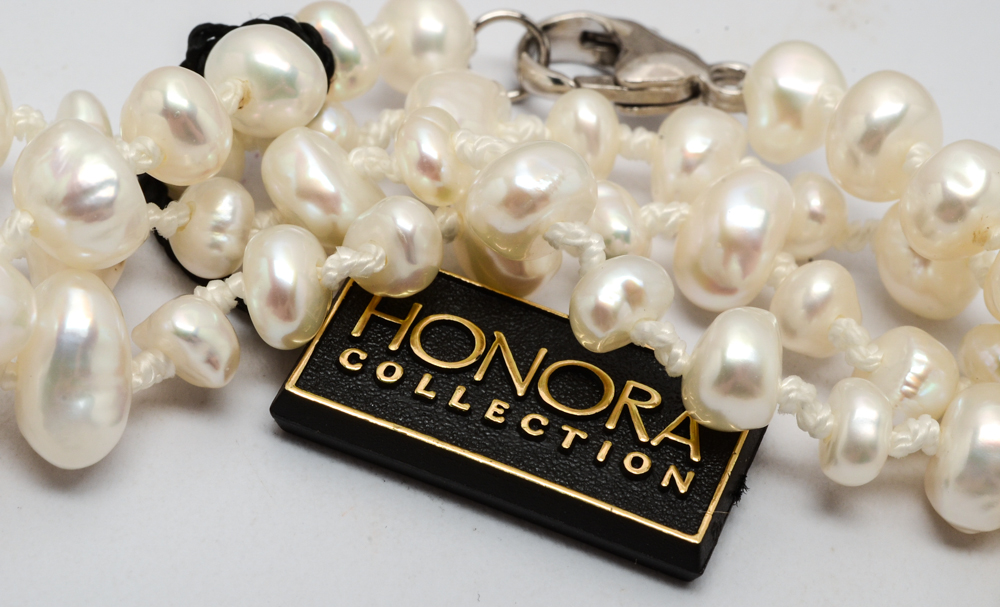 Honora Cultured Pearls with Sterling Silver Clasp