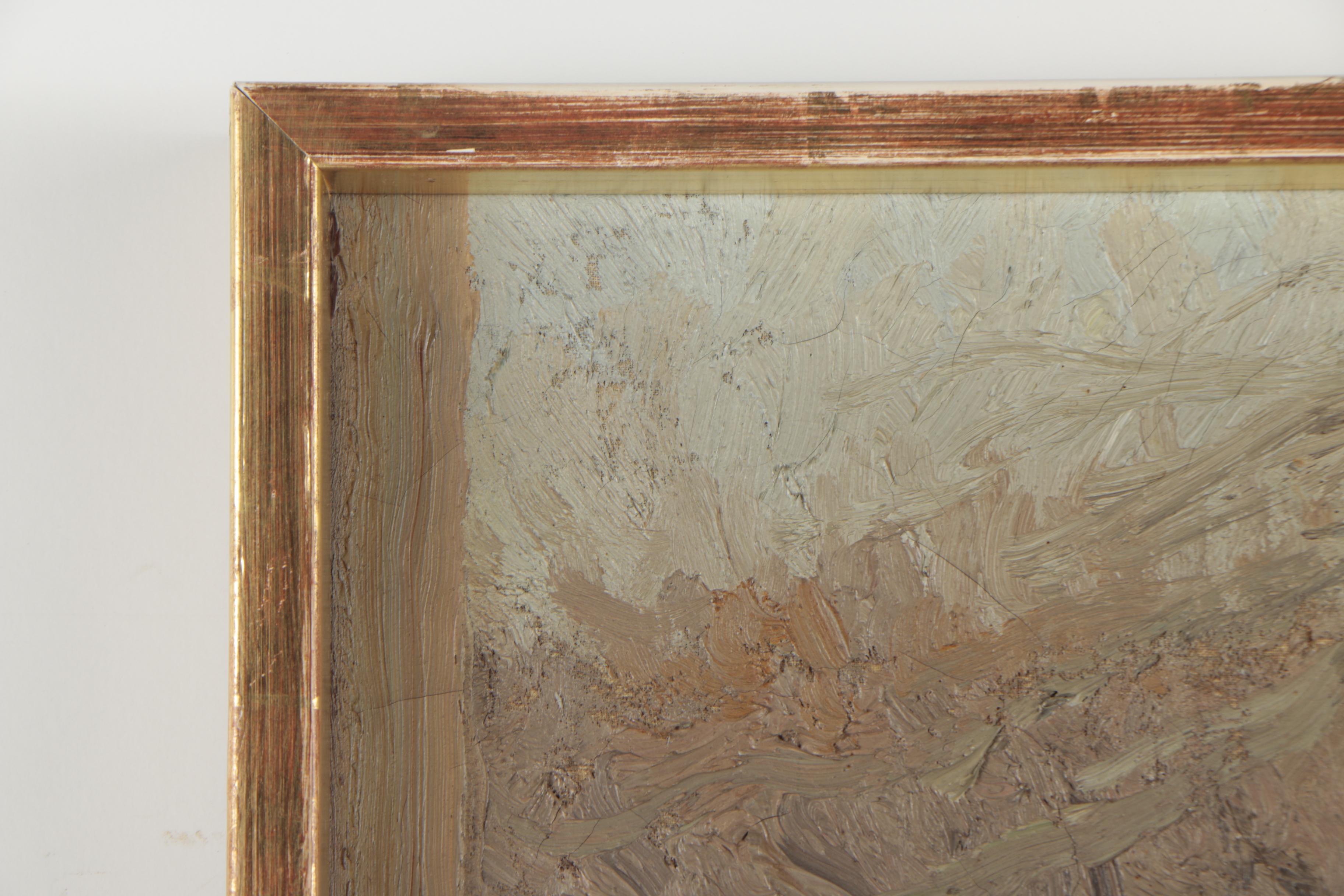 Eduard Borregaard Oil Painting of Floral Still Life