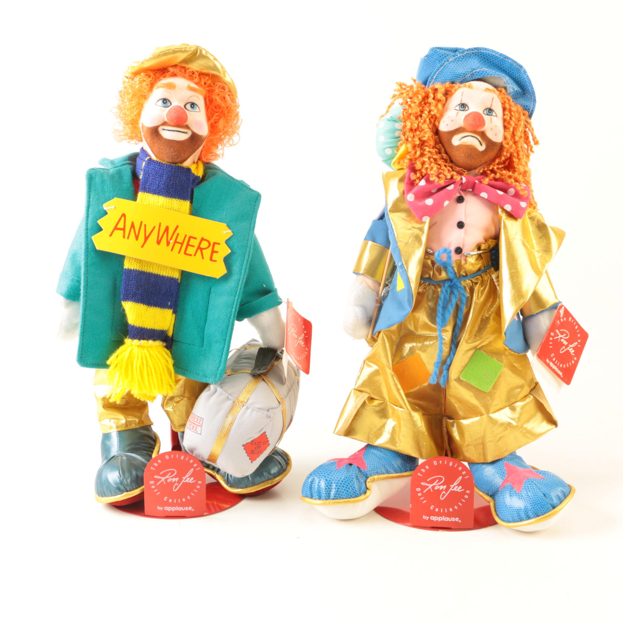 Ron Lee Hobo Clown Dolls