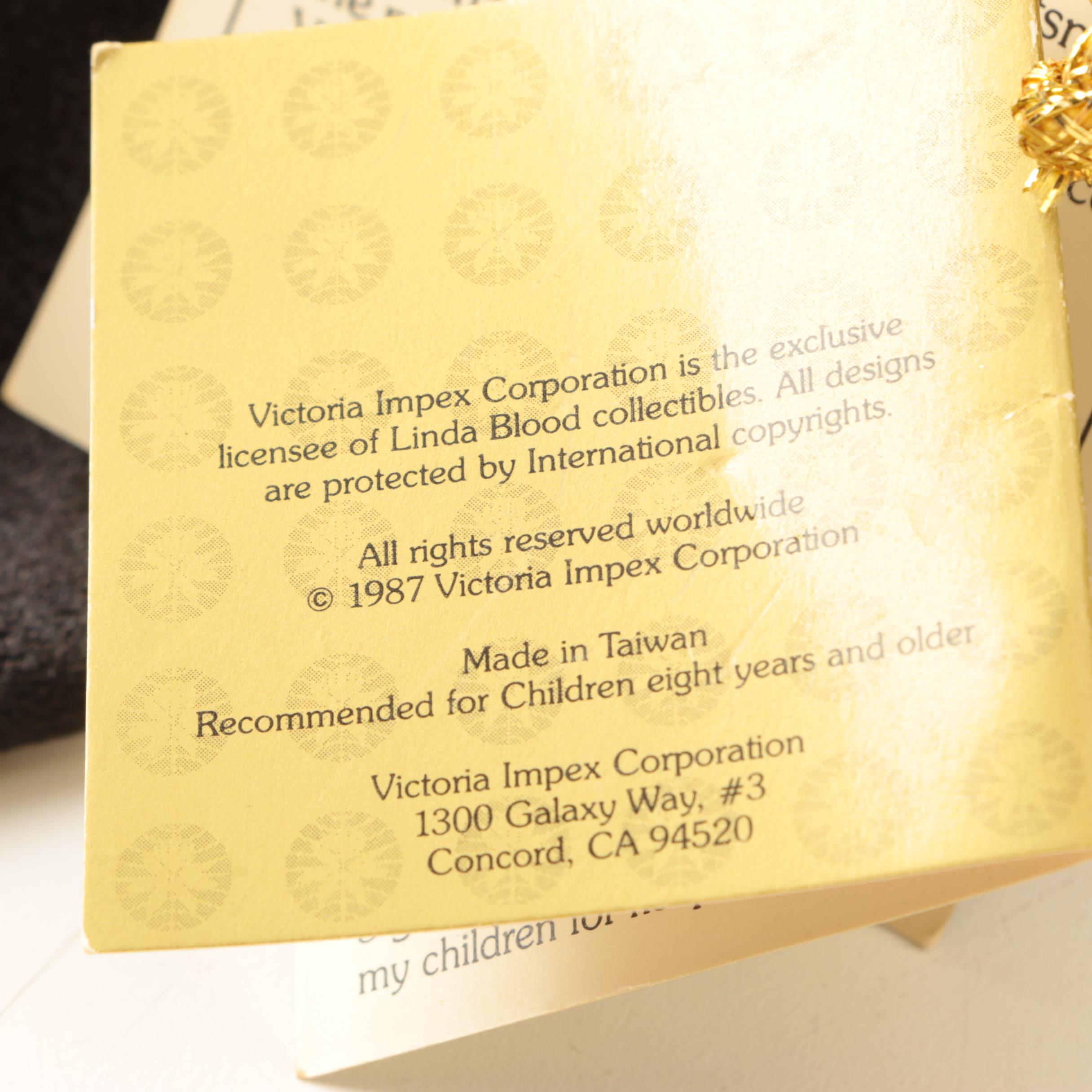 Signed Linda M. Blood Pierrot doll