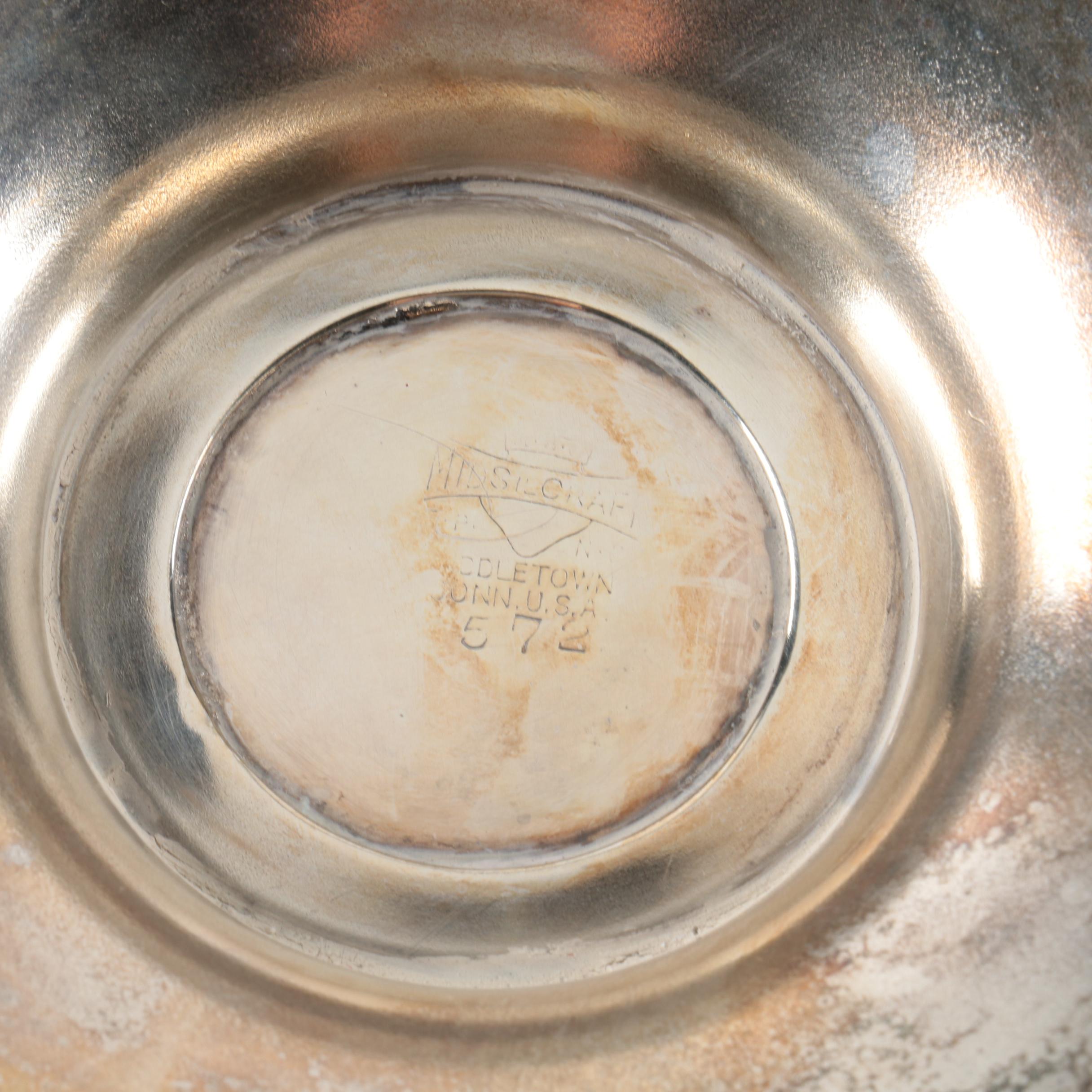 Vintage Midsilcraft Silver Plate Bowl