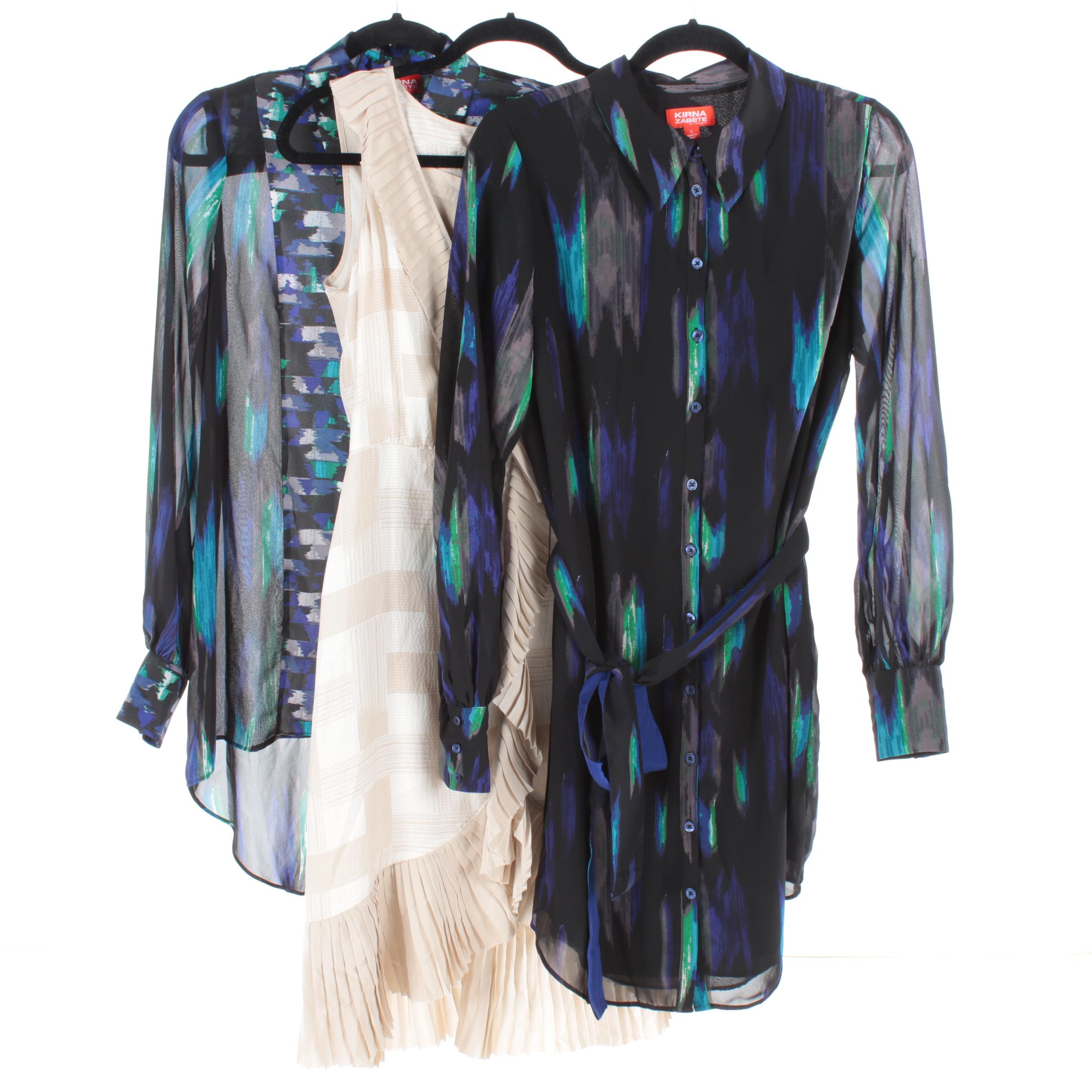 Tory Burch Janetta Dress and Kirna Zabête at Target Dress and Blouse