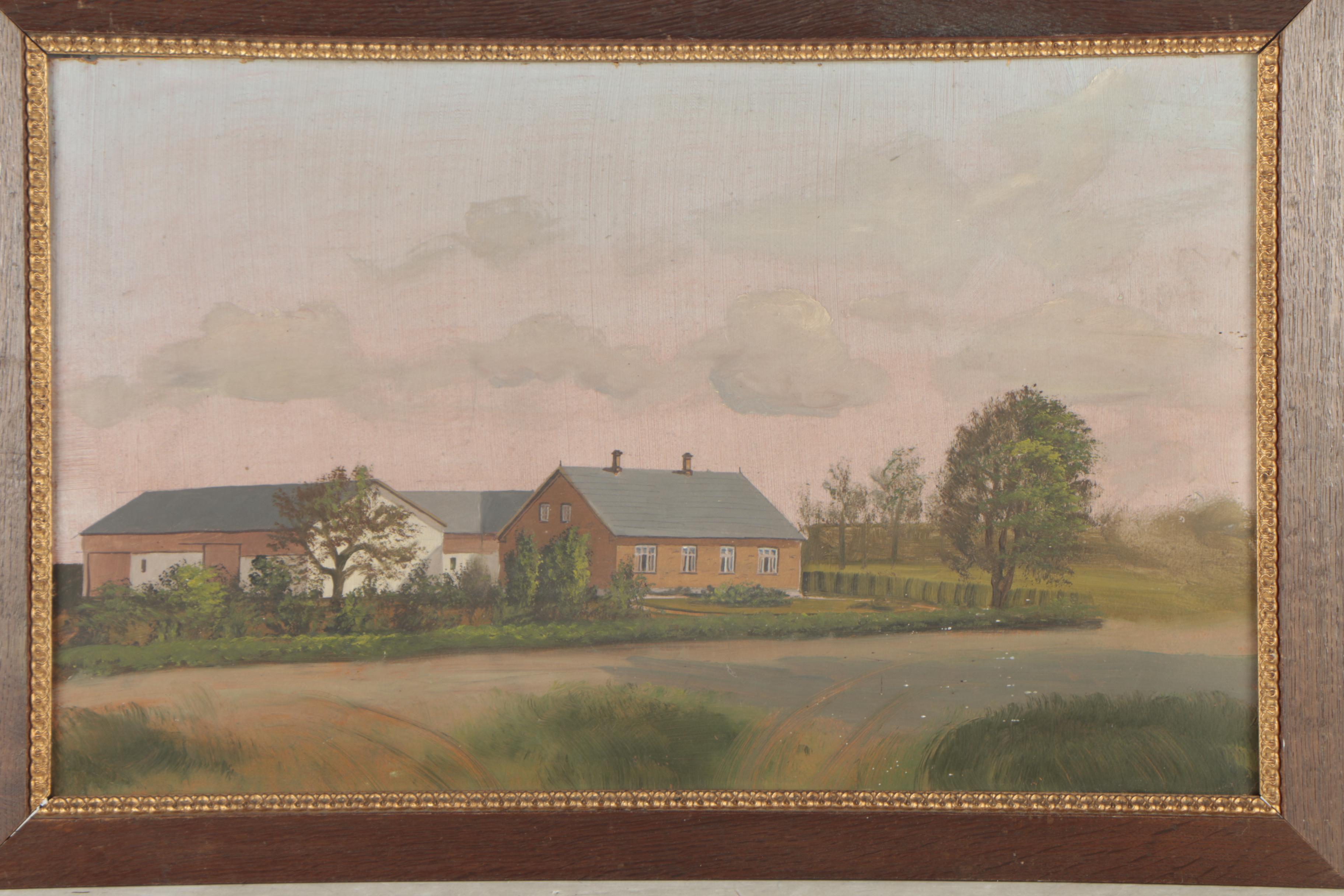 Oil Painting of a House