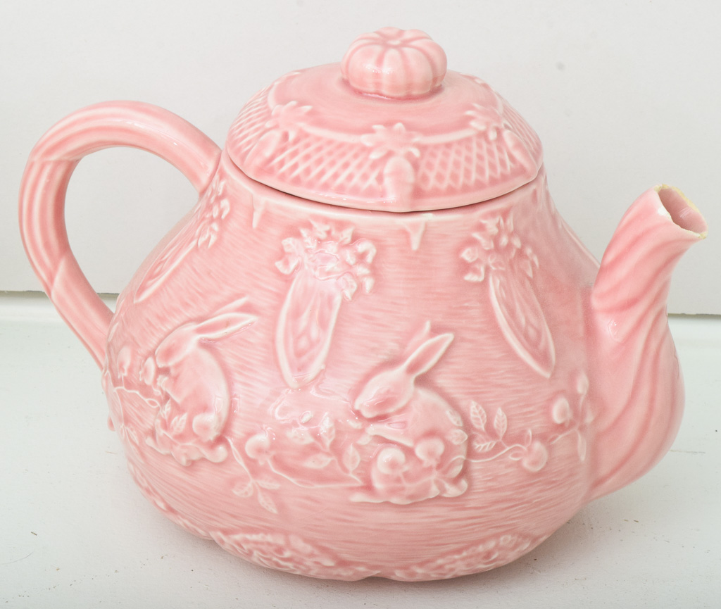 Ceramic Teapots including Bordallo Pinheiro of Portugual