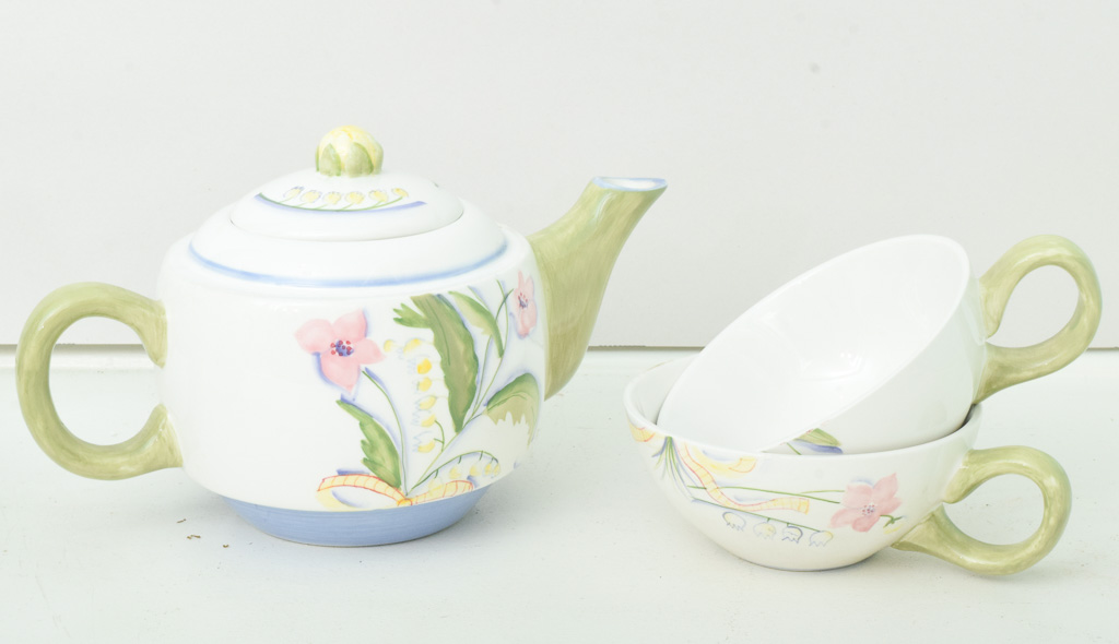 Ceramic Teapots including Bordallo Pinheiro of Portugual