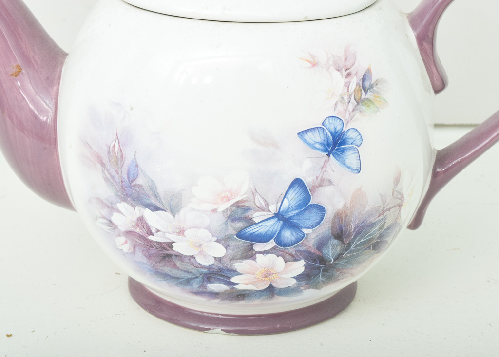 Ceramic Teapots including Bordallo Pinheiro of Portugual