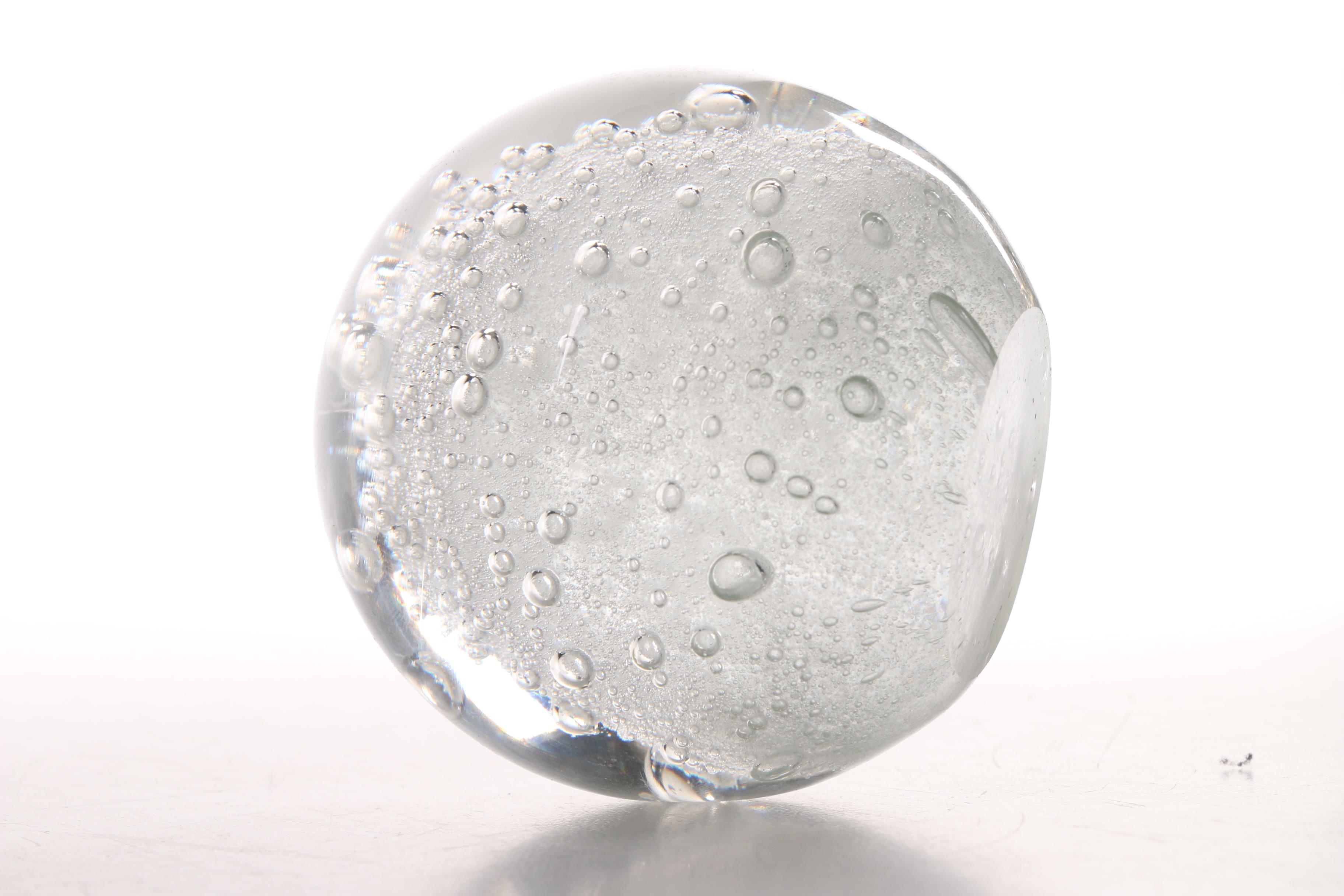 Glass Spherical Paperweights