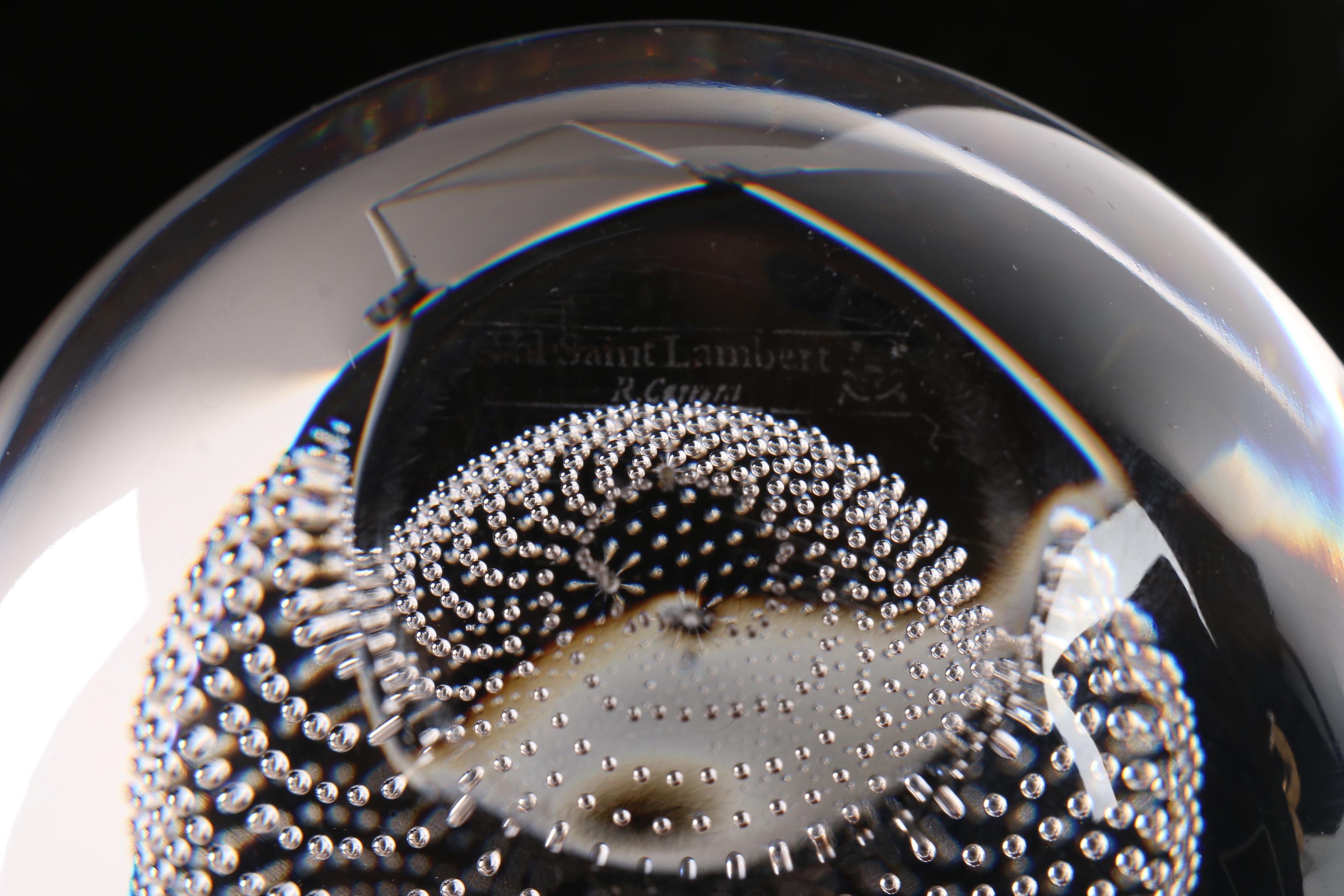 Glass Spherical Paperweights