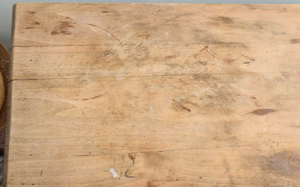 Antique Oak Bakers Table