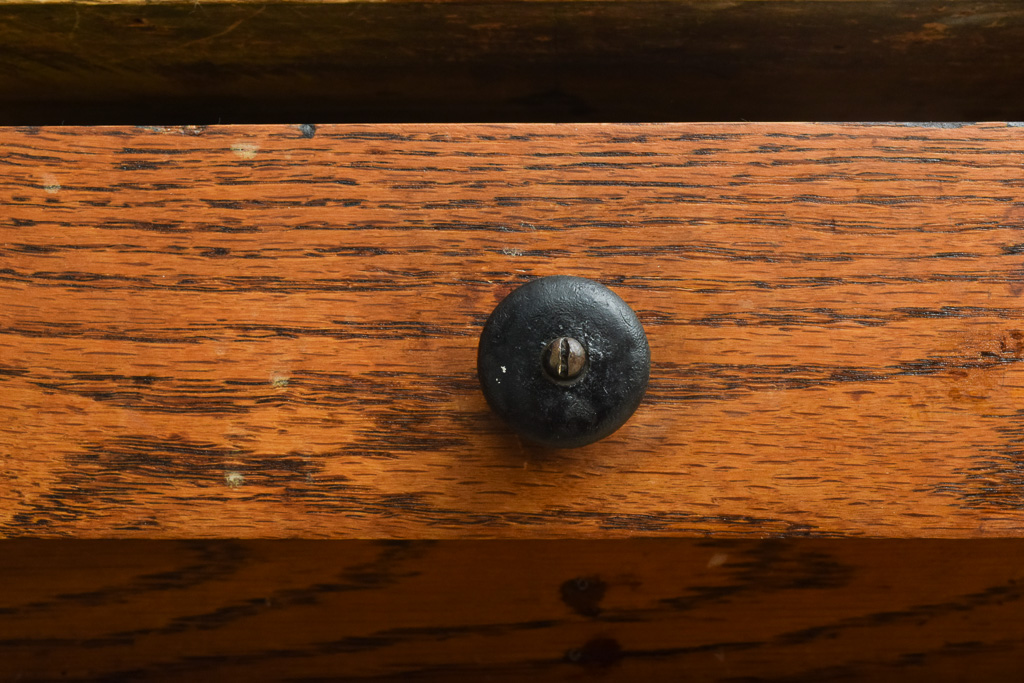 Antique Oak Bakers Table