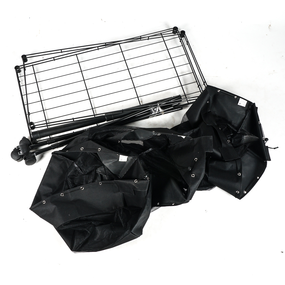 Folding Three Bag Laundry Sorter