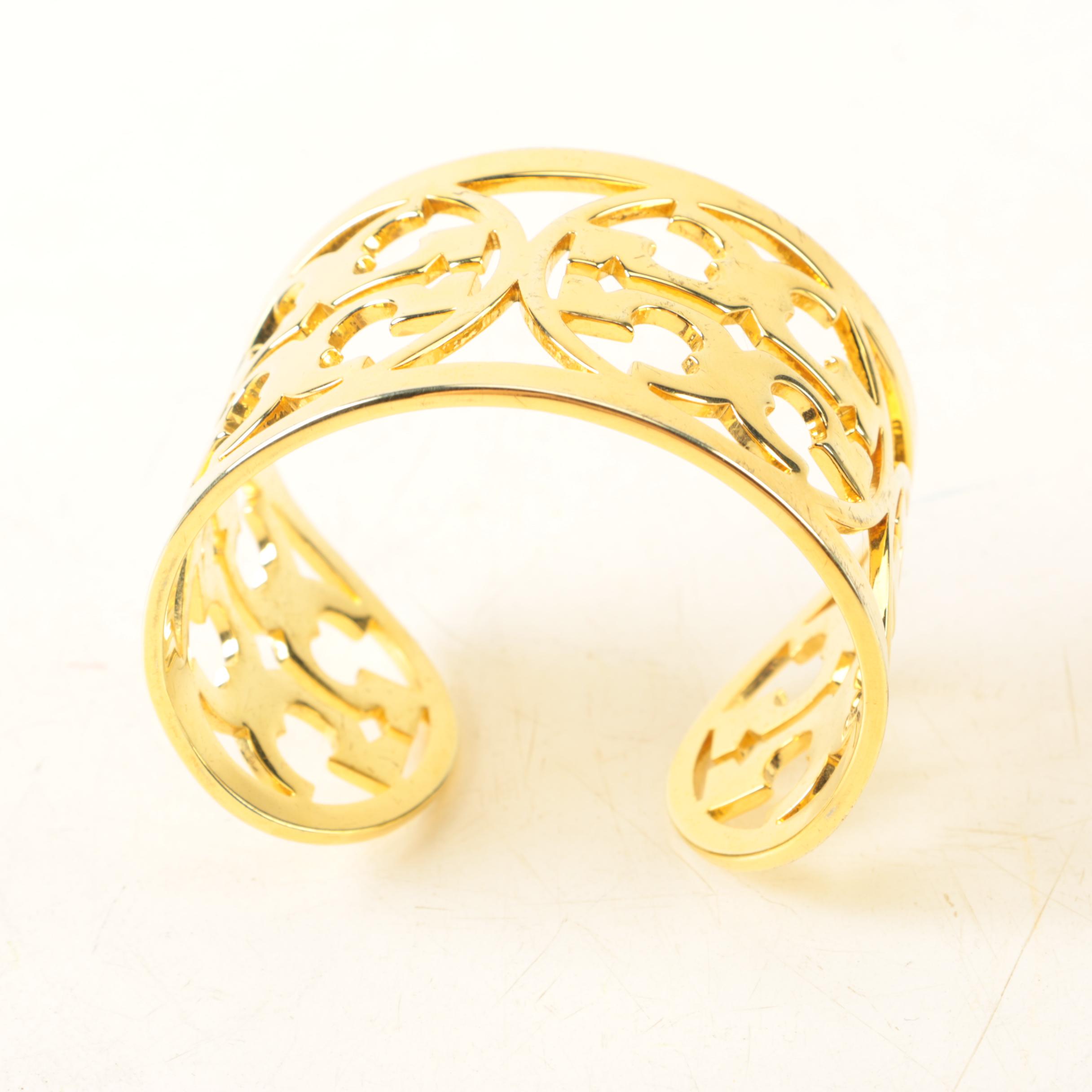 Tory Burch Gold-Tone Enamel and Foil Back Bracelet Assortment