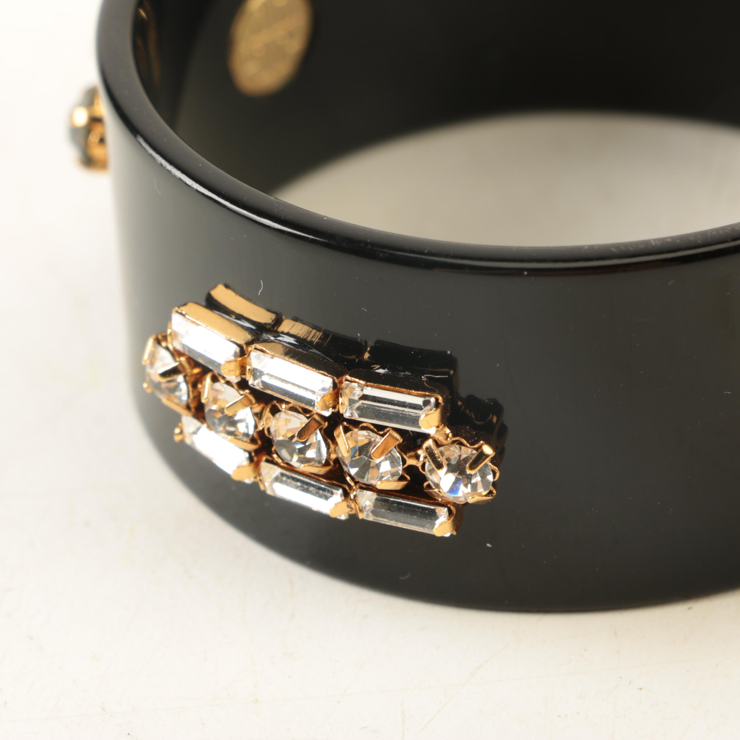 Tory Burch Gold-Tone Enamel and Foil Back Bracelet Assortment