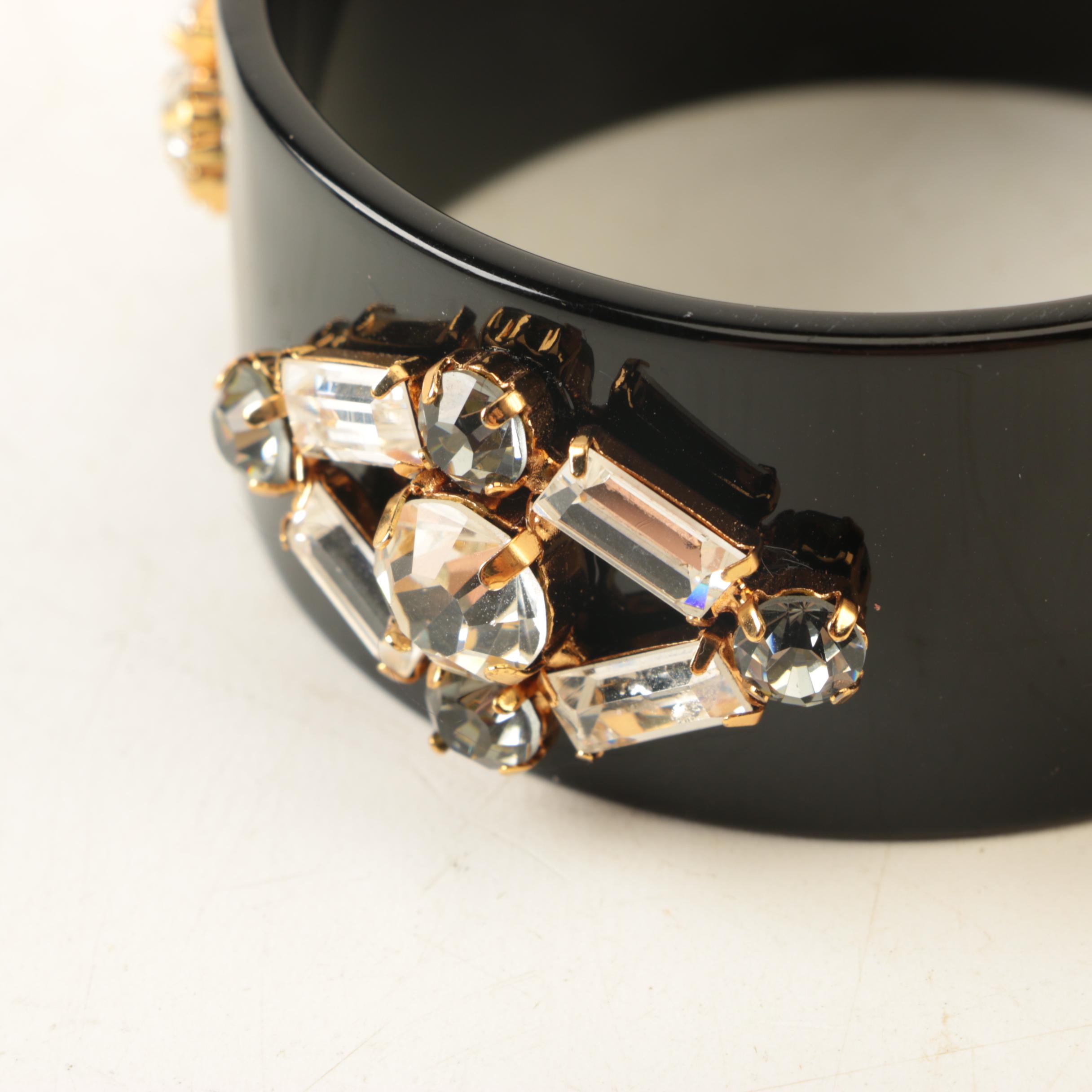 Tory Burch Gold-Tone Enamel and Foil Back Bracelet Assortment