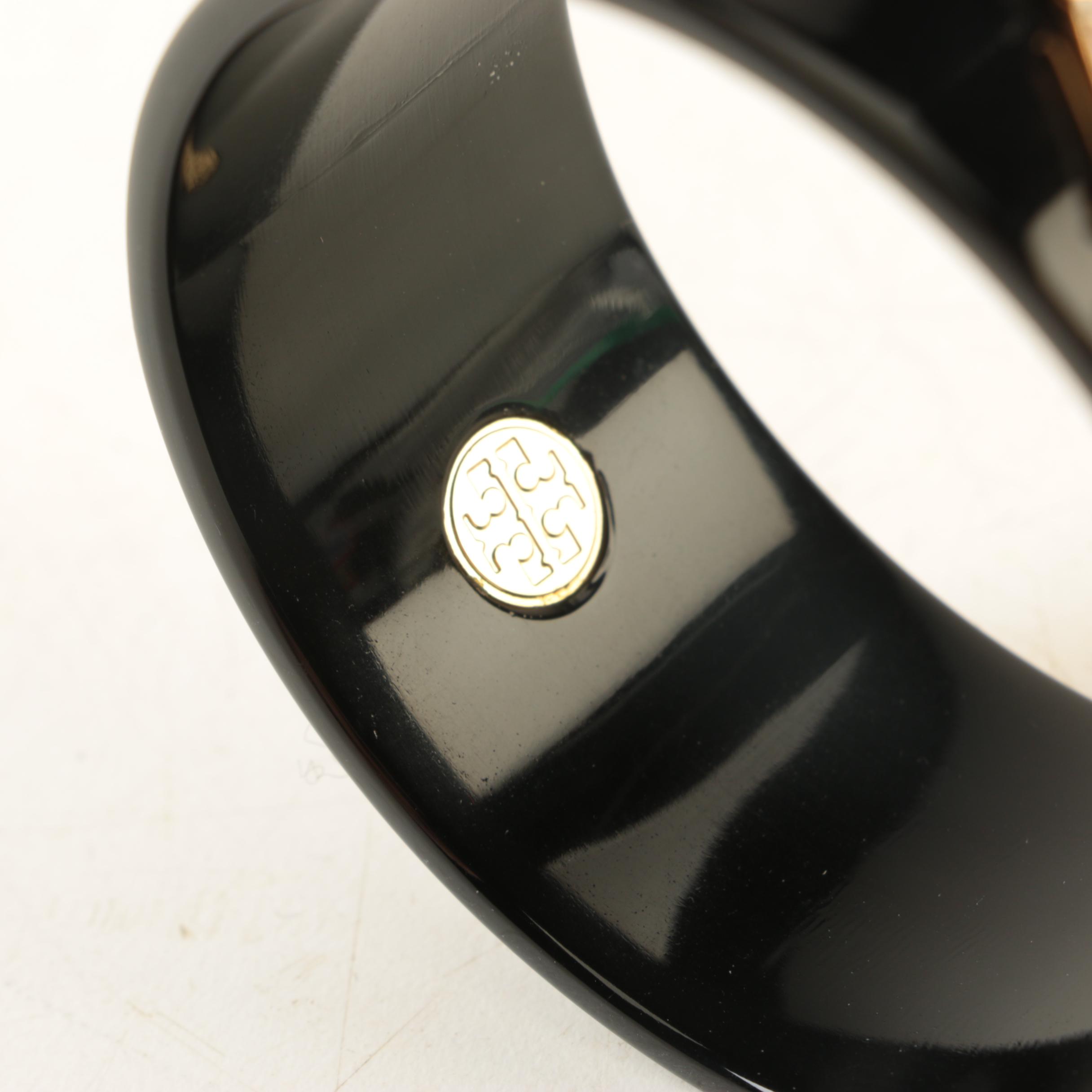 Tory Burch Gold-Tone Enamel and Foil Back Bracelet Assortment