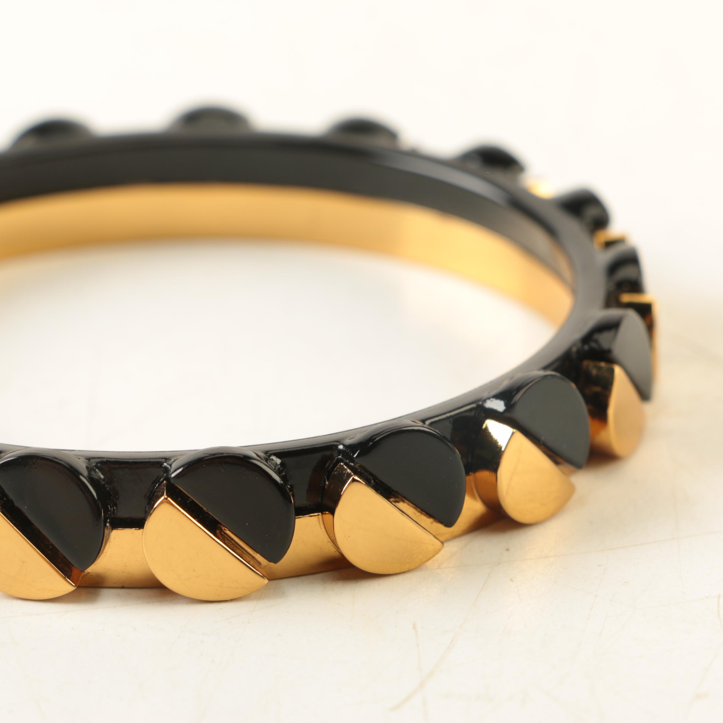 Tory Burch Gold-Tone Enamel and Foil Back Bracelet Assortment