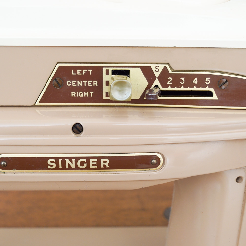 Vintage Singer Sewing Machine Table