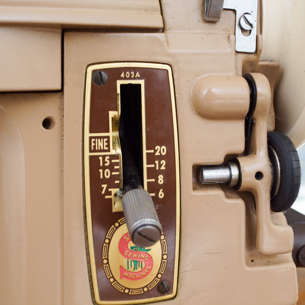 Vintage Singer Sewing Machine Table