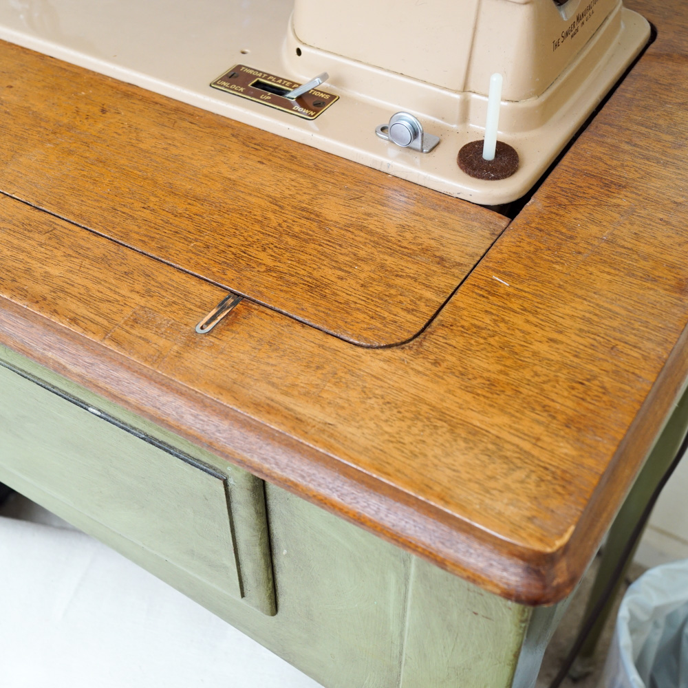Vintage Singer Sewing Machine Table