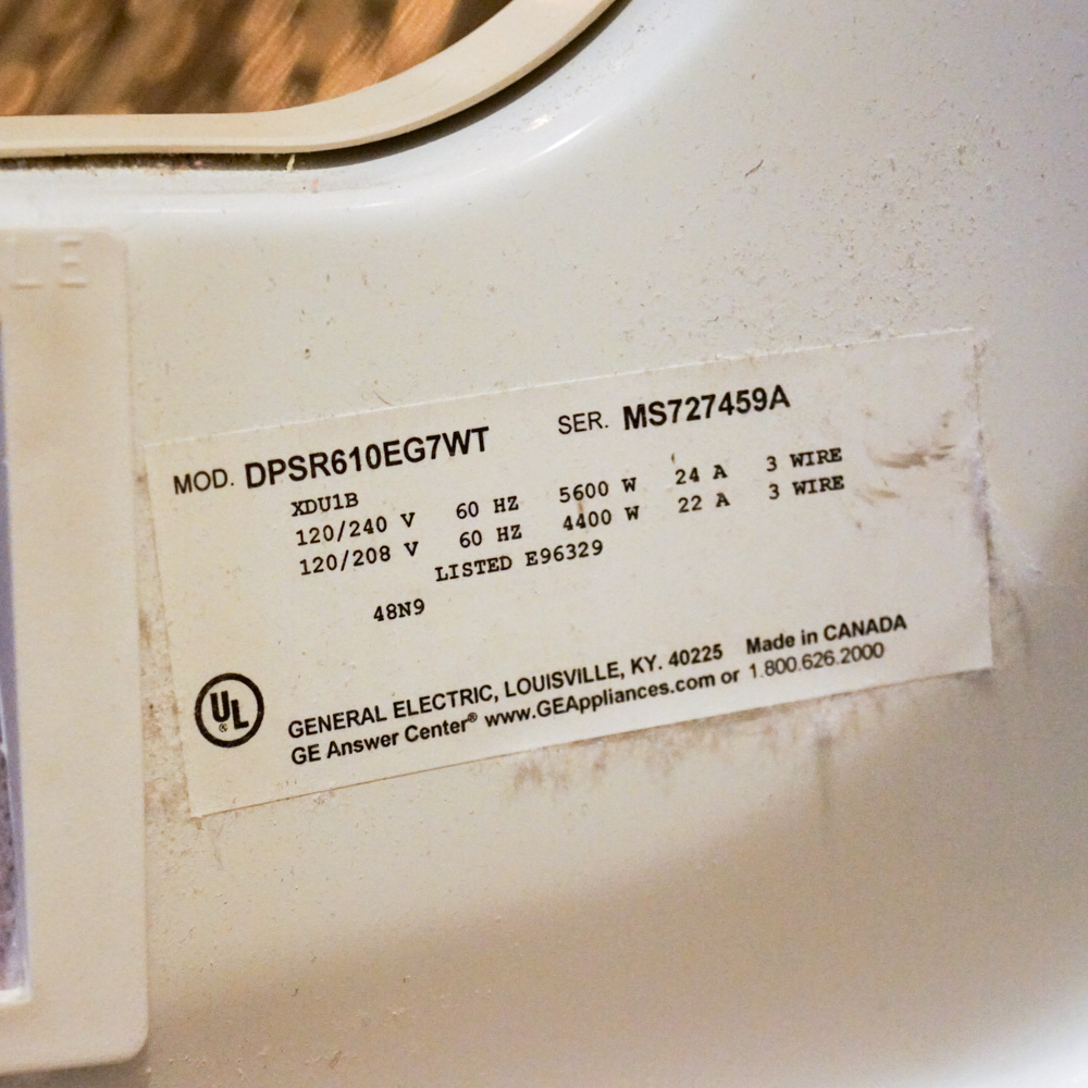 GE "Profile" Washer and Dryer