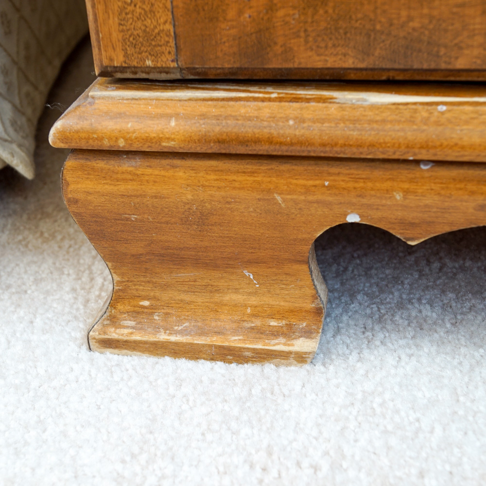 Wood Record Album Cabinet by Ethan Allen