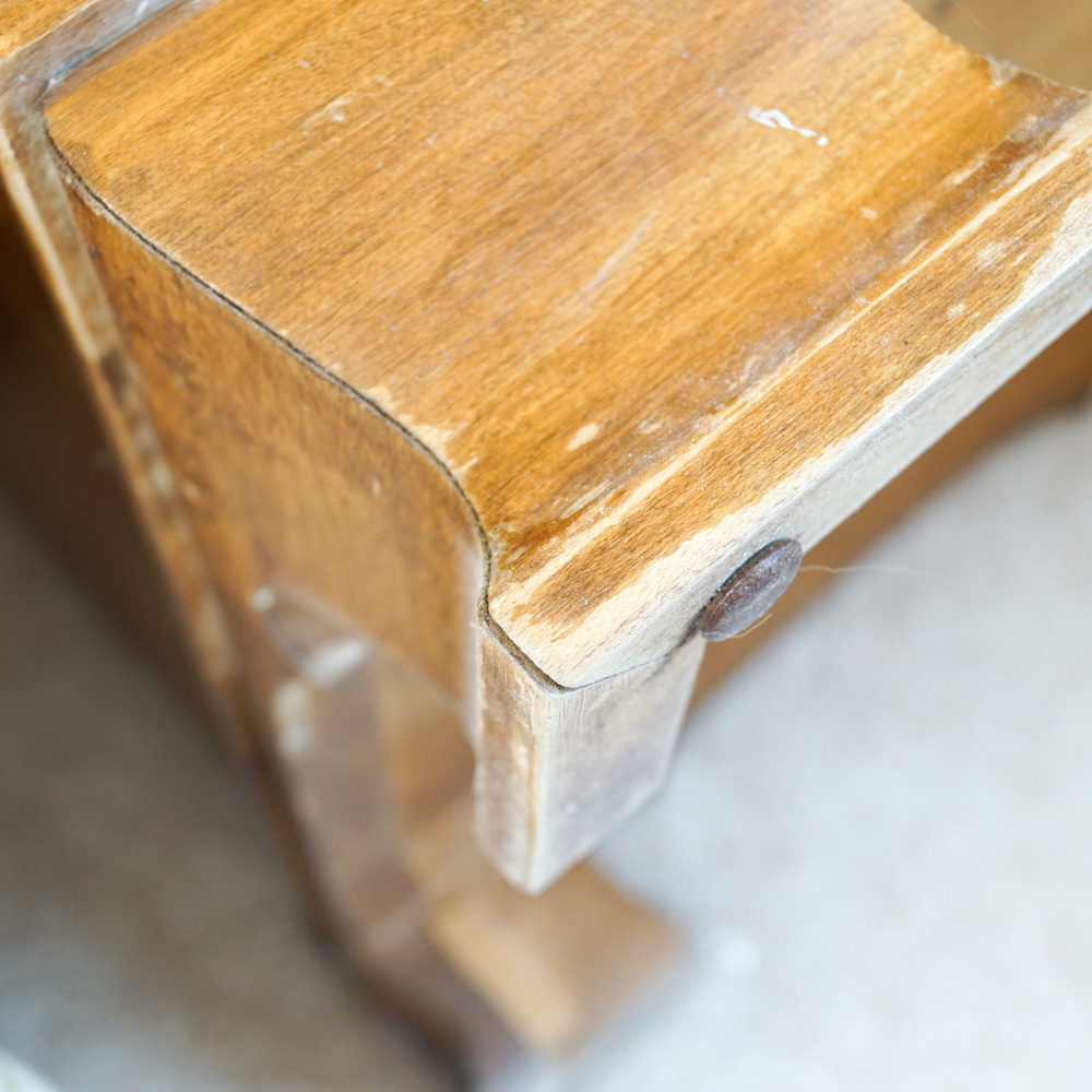 Wood Record Album Cabinet by Ethan Allen