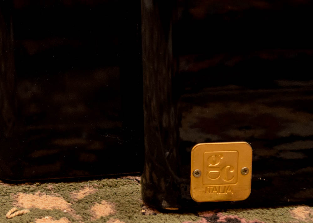 Italian Constantini Pietro Laquered Maple and Burlwood Dining Set