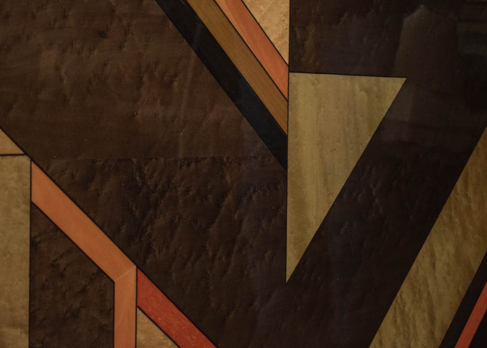 Italian Constantini Pietro Laquered Maple and Burlwood Dining Set