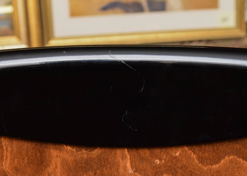 Italian Constantini Pietro Laquered Maple and Burlwood Dining Set