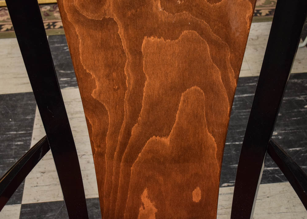 Italian Constantini Pietro Laquered Maple and Burlwood Dining Set