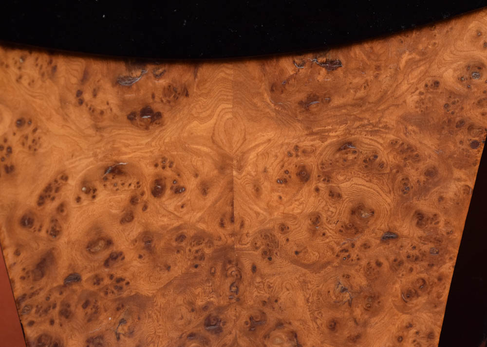 Italian Constantini Pietro Laquered Maple and Burlwood Dining Set