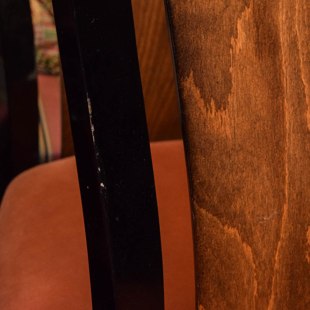 Italian Constantini Pietro Laquered Maple and Burlwood Dining Set