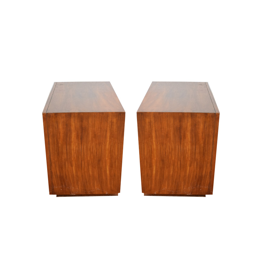 Pair of Vintage Thomasville Asian Style Nightstands