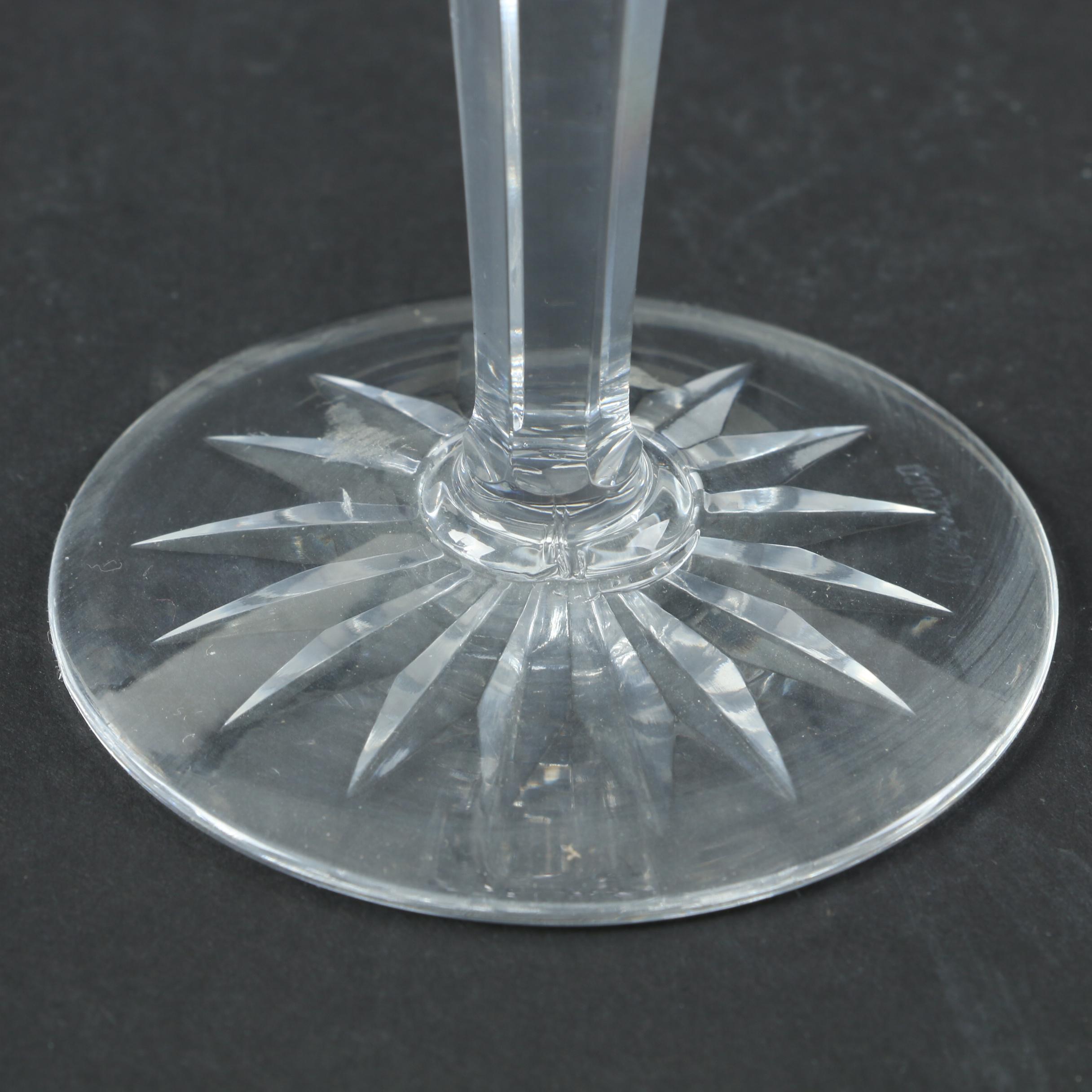 Waterford Crystal "Lismore" Fluted Champagne Glasses