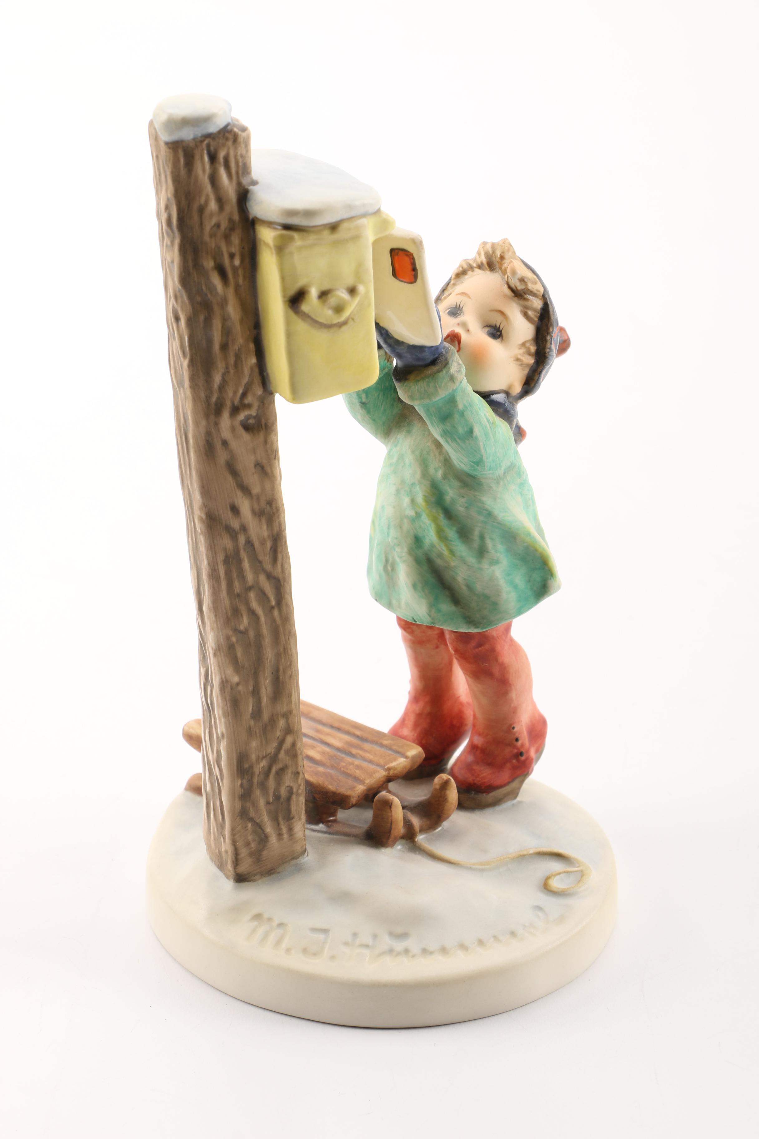 Goebel Hummel "Letter to Santa Claus" Porcelain Figurine