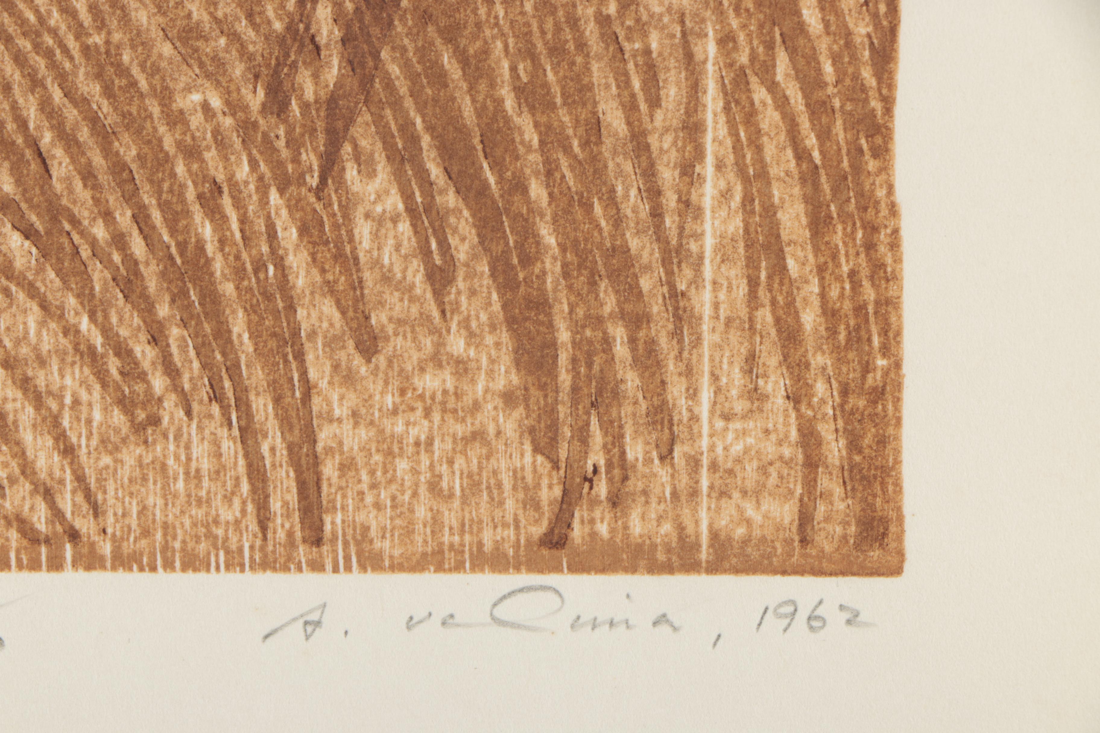 Ansei Uchima 1962 Japanese Woodblock "Autumn Insects"