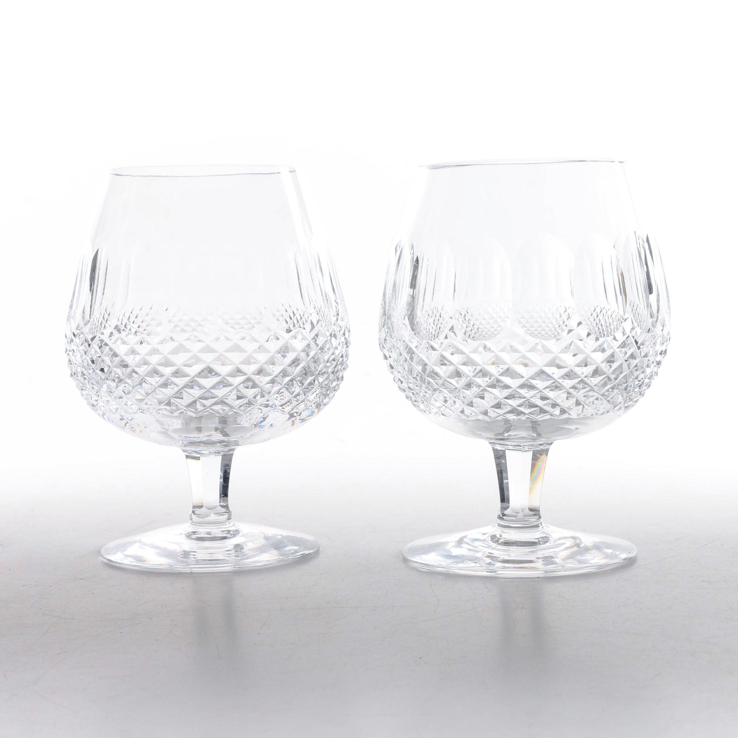 Pair of Waterford Crystal "Colleen" Brandy Snifters
