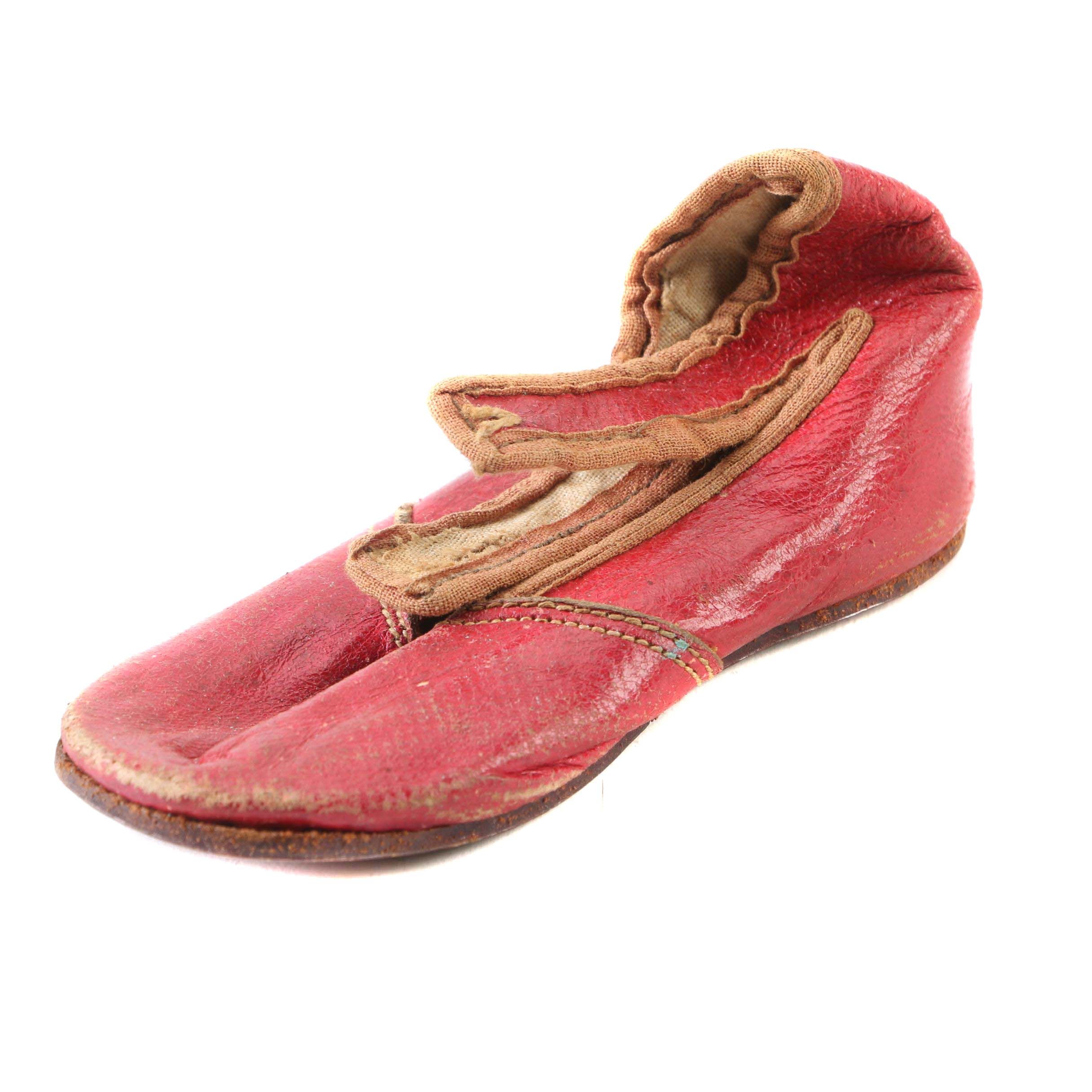 Infant's Antique Leather Shoe