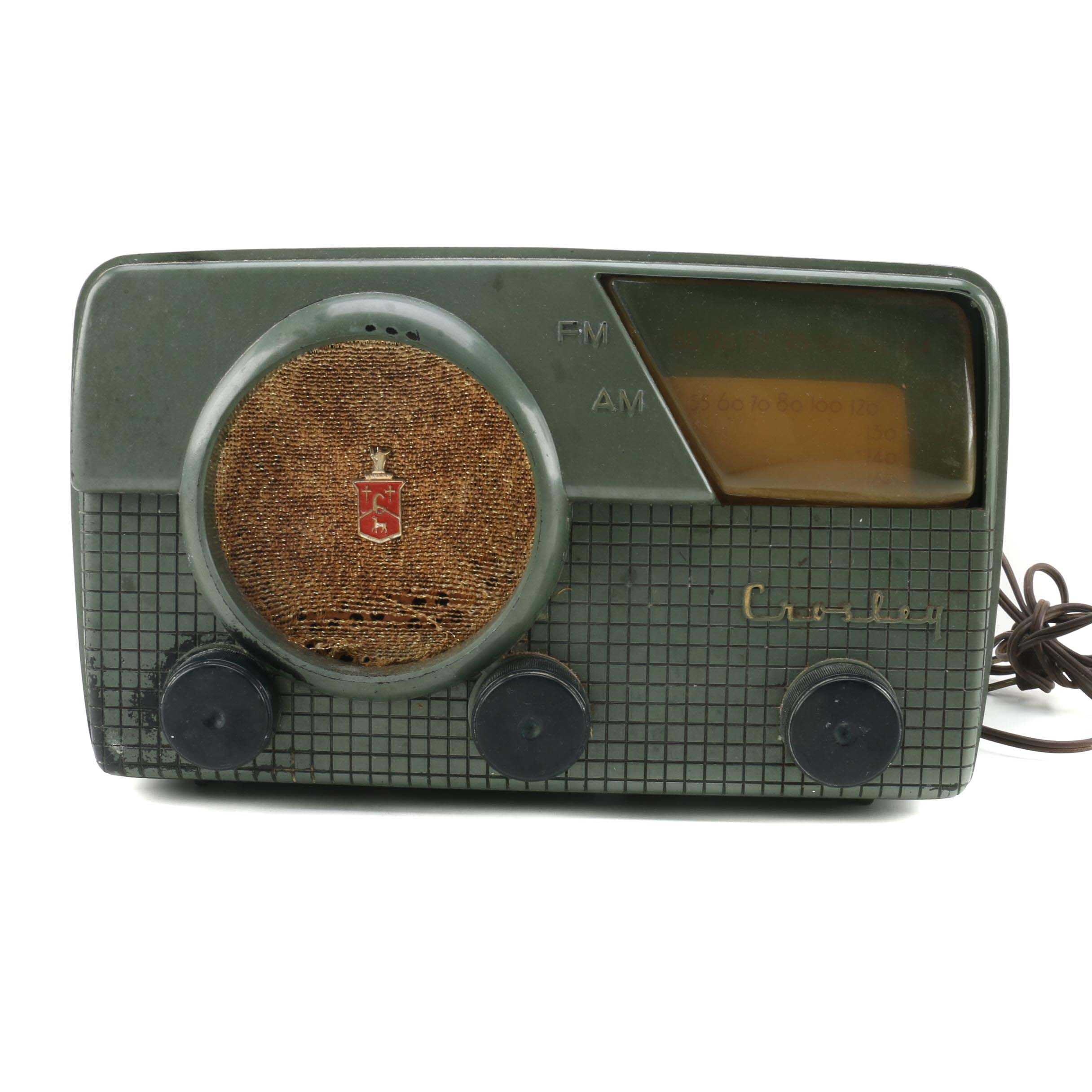 Vintage Crosley -30 GN and Zenith C464W Radios