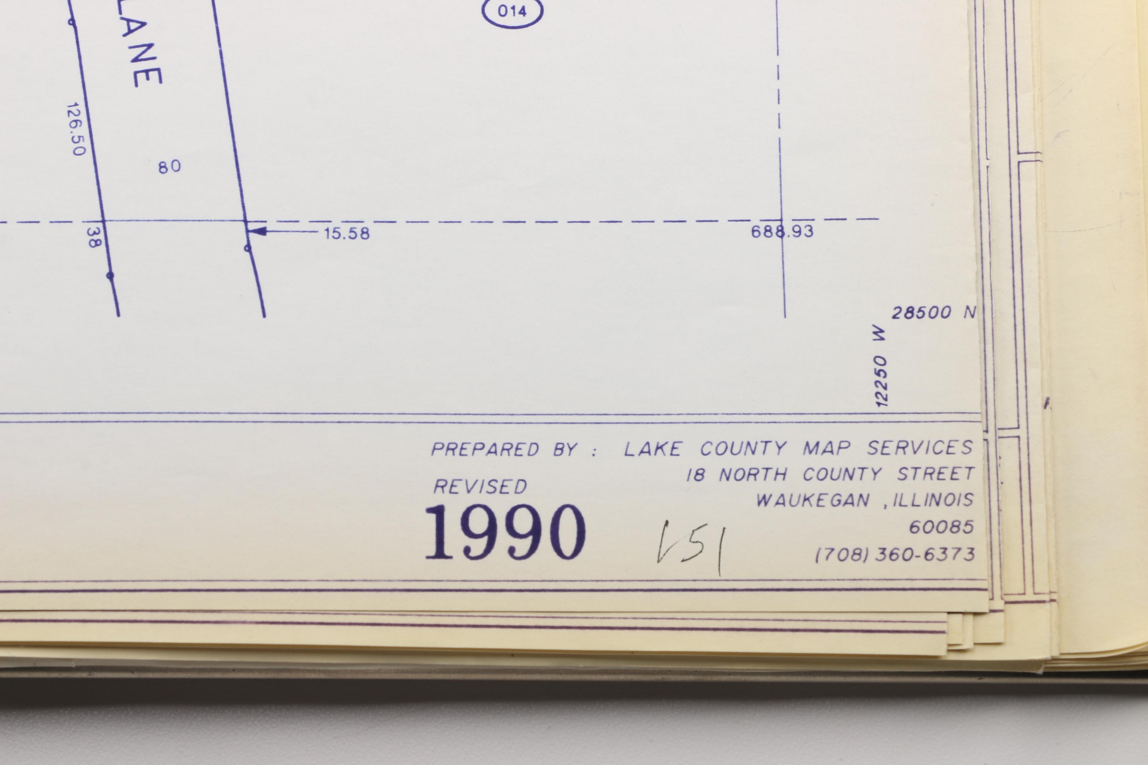 Plat Maps of the Village of Lake Bluff