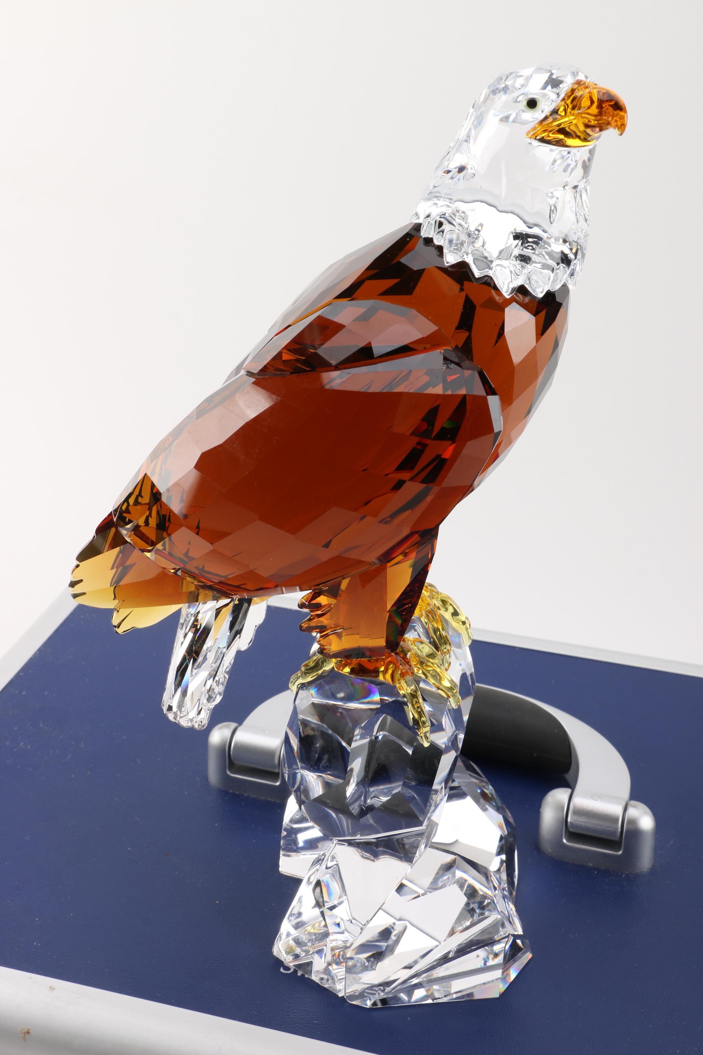 2011 Limited Edition Swarovski "The Bald Eagle" Crystal Figurine