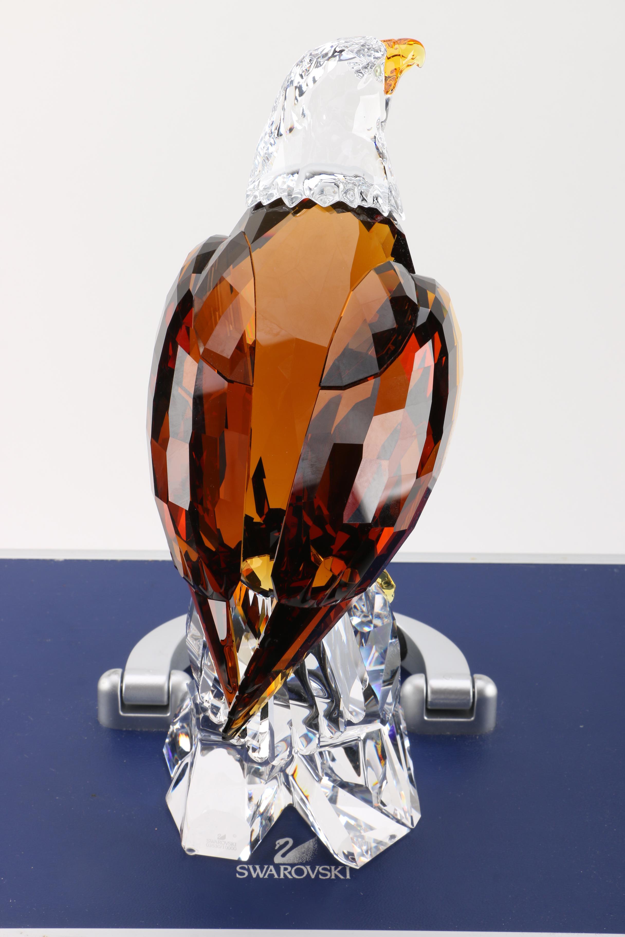 2011 Limited Edition Swarovski "The Bald Eagle" Crystal Figurine