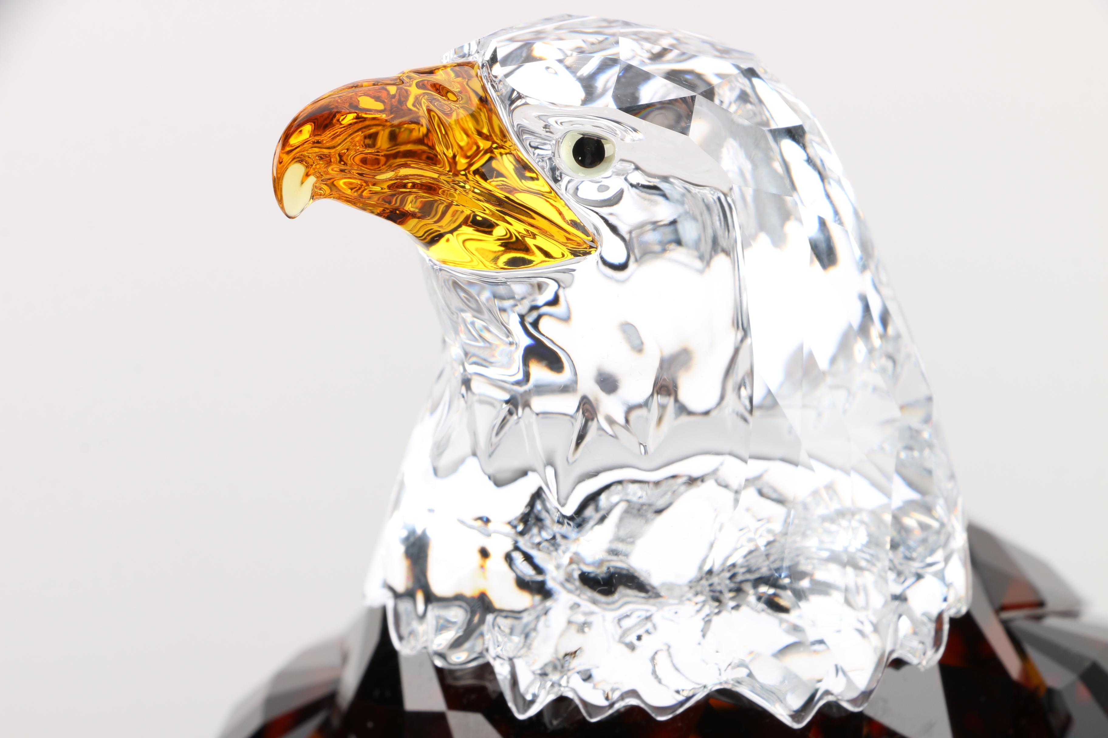 2011 Limited Edition Swarovski "The Bald Eagle" Crystal Figurine