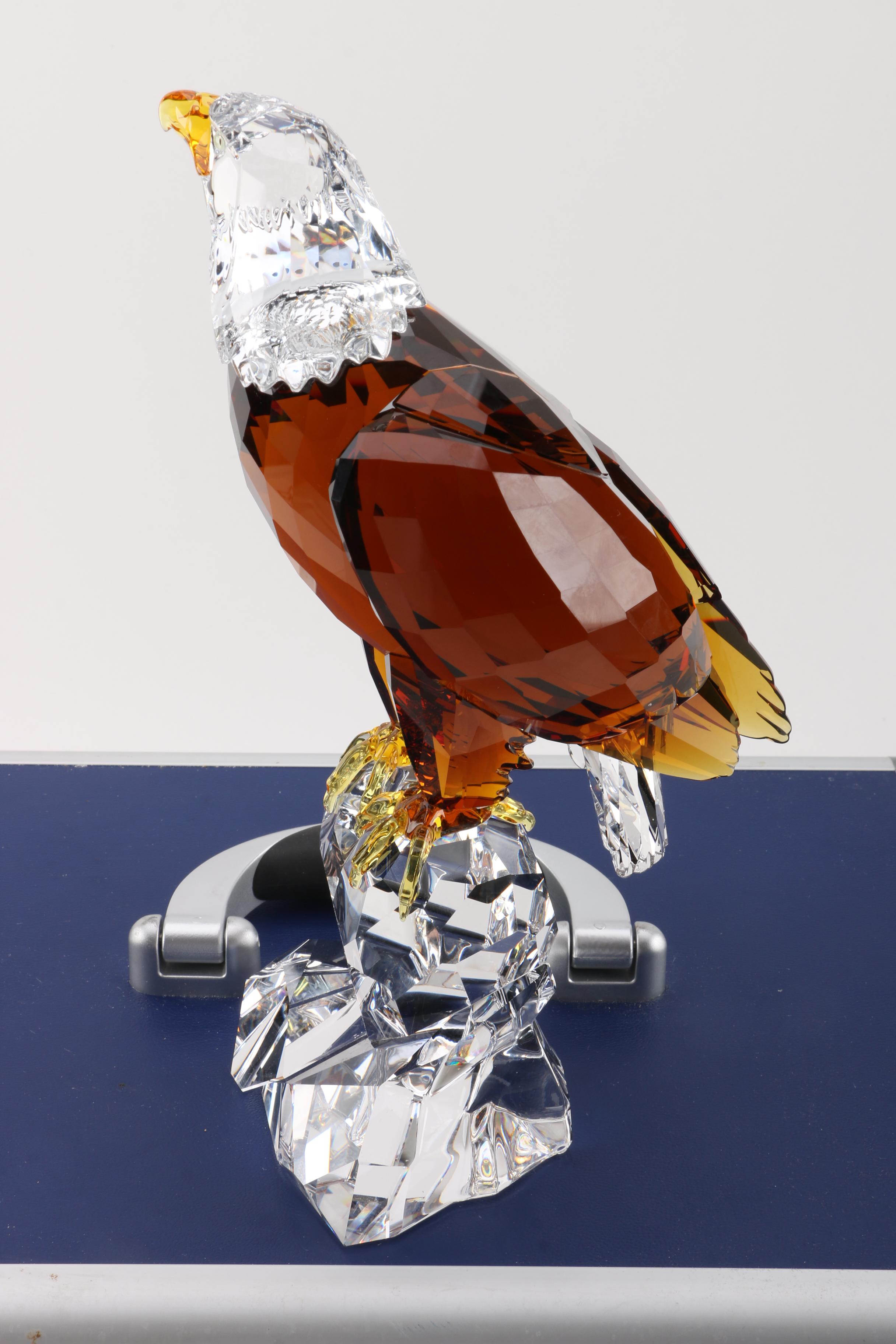 2011 Limited Edition Swarovski "The Bald Eagle" Crystal Figurine