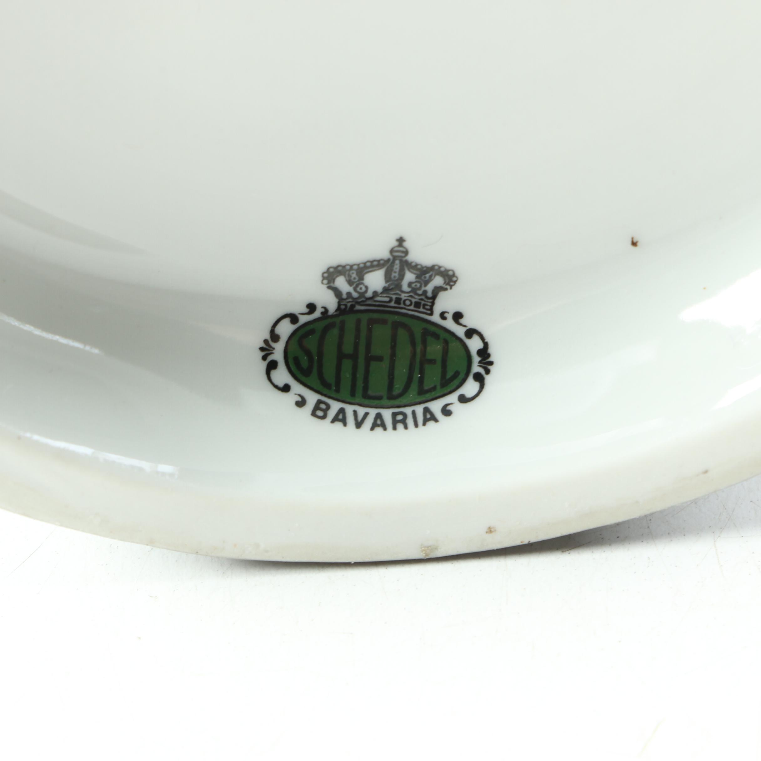 Vintage Schedel Bavaria Puzzle Trick Stein with Stag Decoration