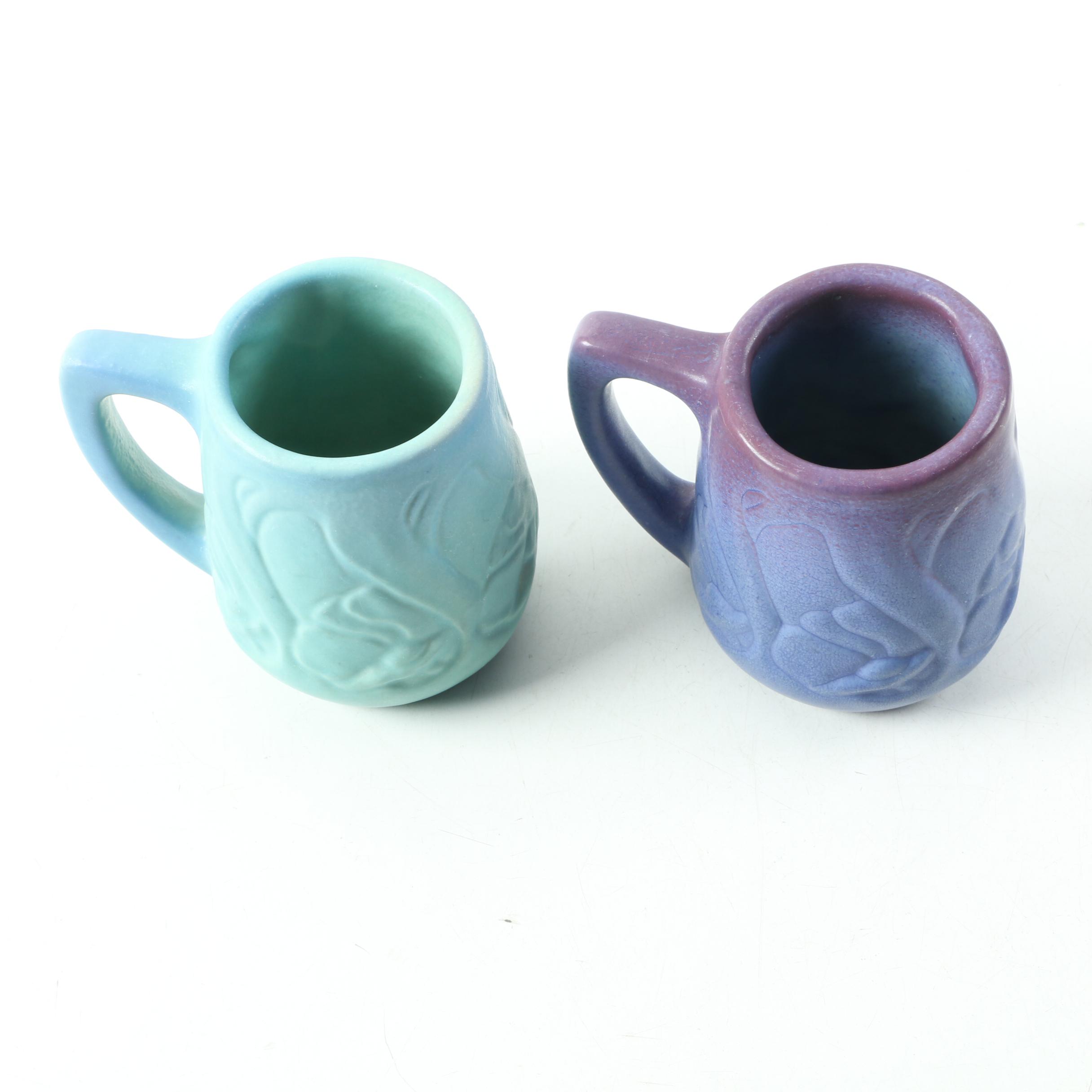 Contemporary Van Briggle Ceramic Coffee Mugs