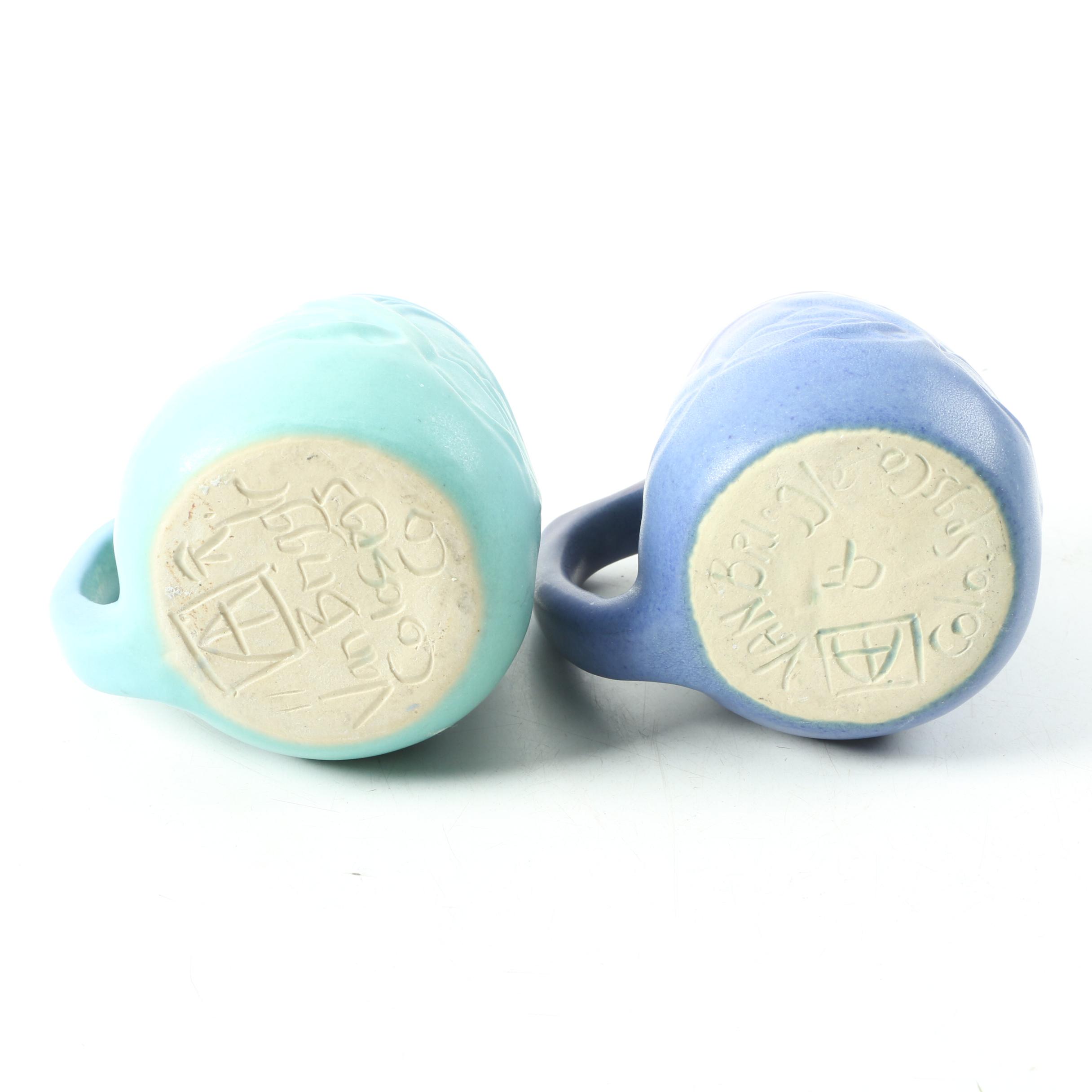 Contemporary Van Briggle Ceramic Coffee Mugs